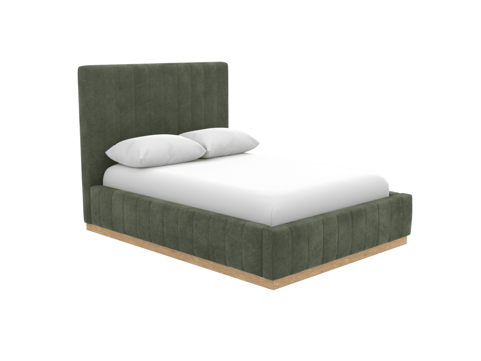 Brentwood Gas Lift Bed Muse Forest color Muse Forest
