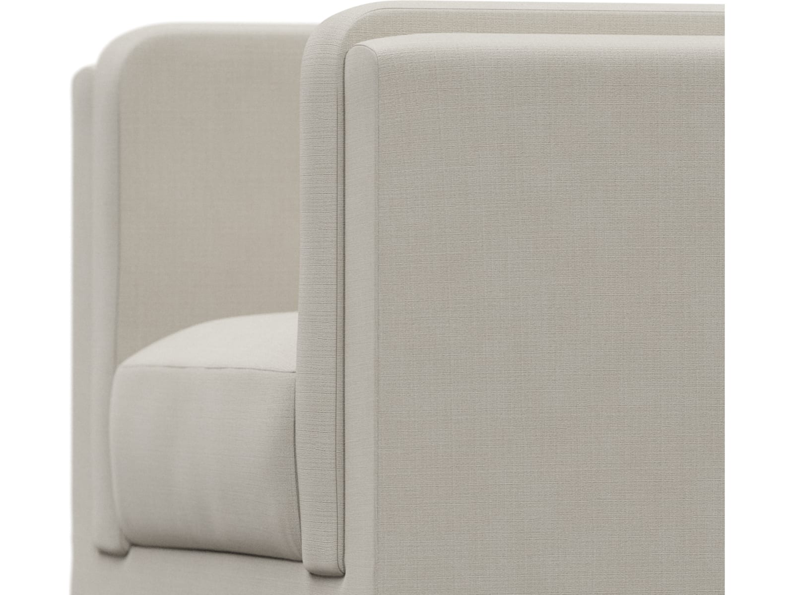 Hayes Toorak Pearl Armchair color Toorak Pearl