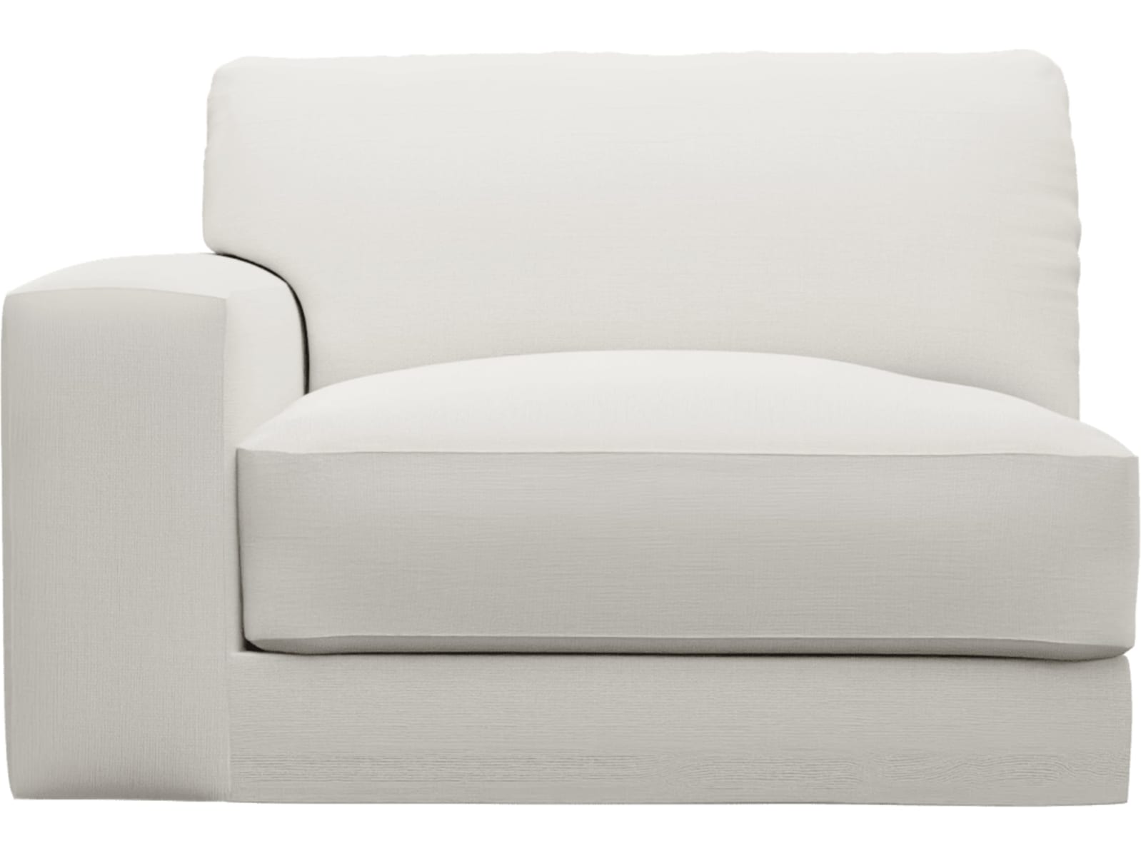 Monica Tribute Ice Left Arm Facing Chair Module color Tribute Ice