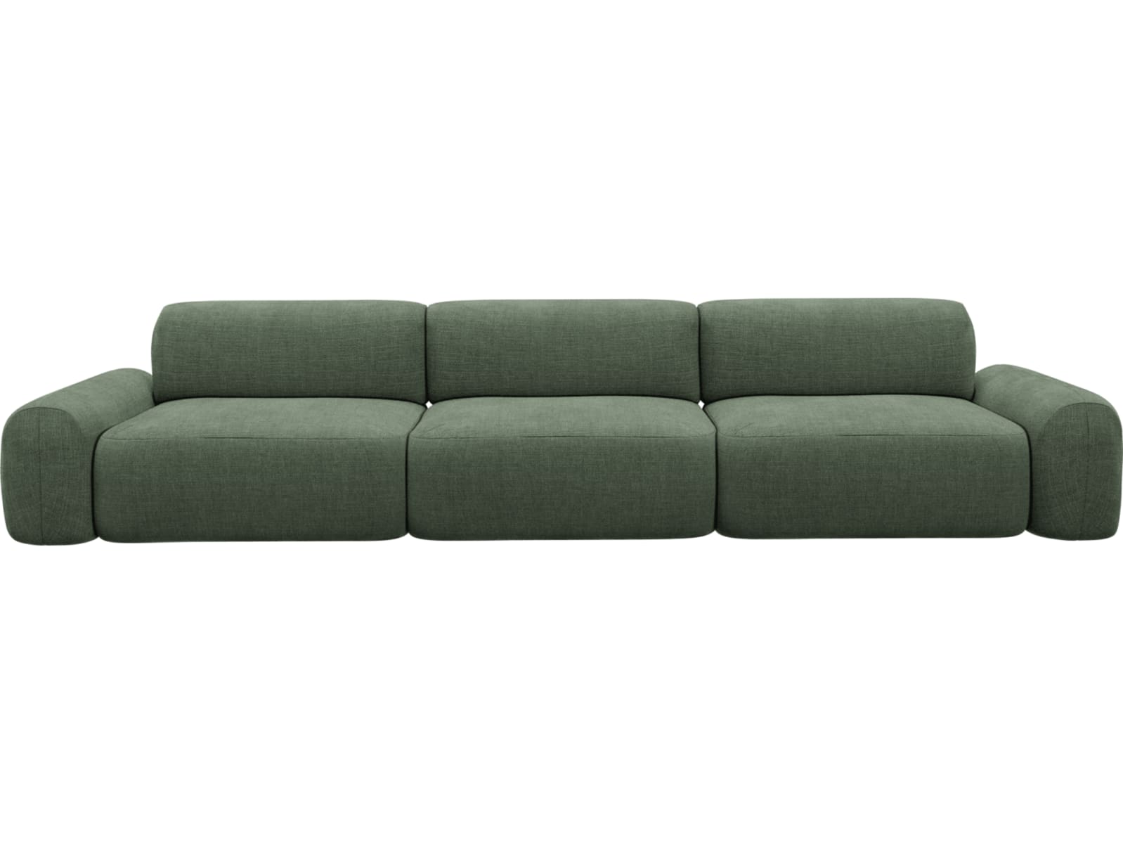 Beckett Tribute Dark Jade Modular Sofa - 3 Seater color Tribute Dark Jade