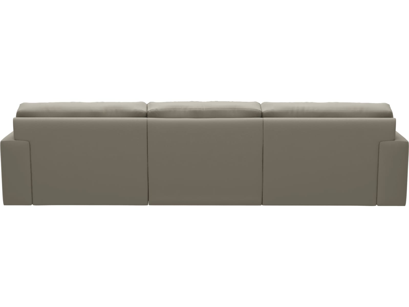 Monica Plaza Natural Sofa - 3 Seater color Plaza Natural