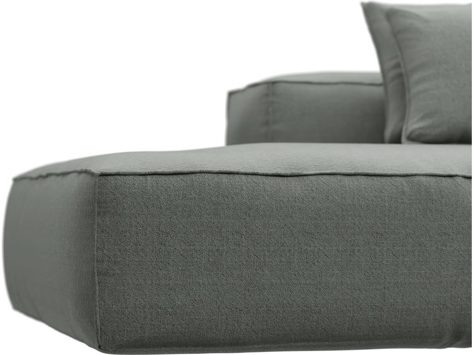 Riley Tribute Storm Modular Sofa - 1x Arm, 4x Armless, 1x Left Terminal color Tribute Storm