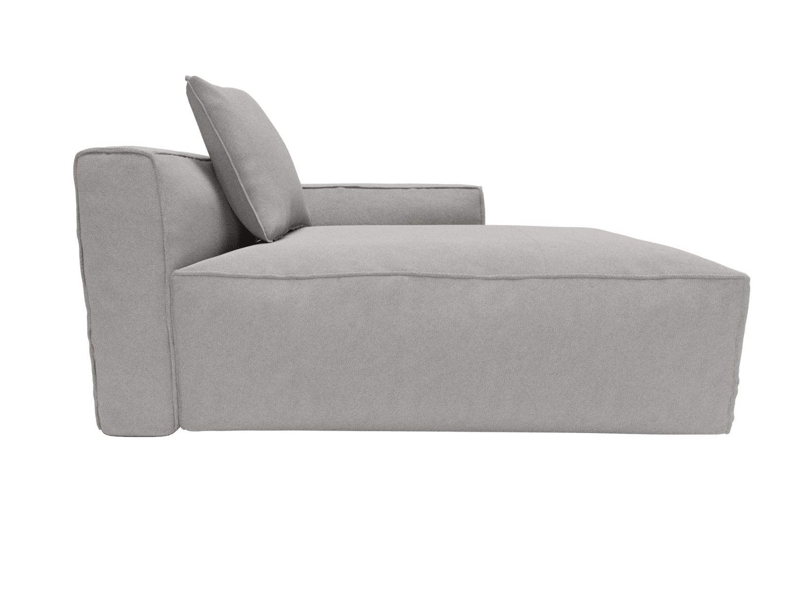 Riley Apt View Steel Chaise Right Arm Facing Sofa Module color View Steel