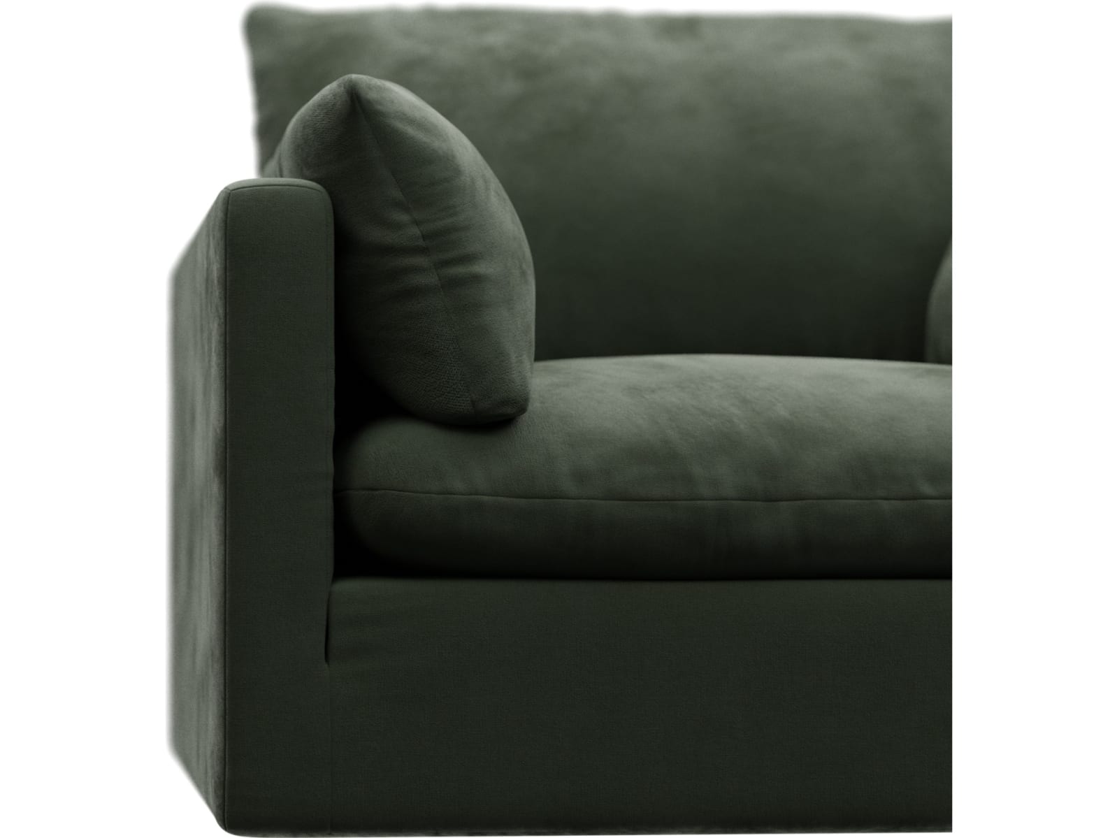 Willow Muse Forest Armchair color Muse Forest