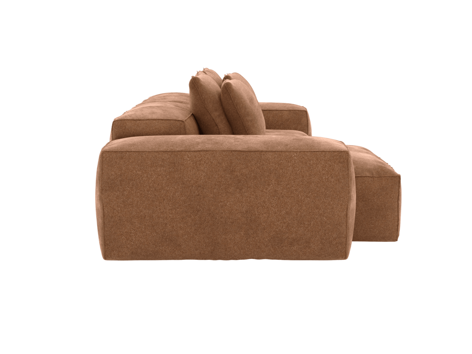 Riley Tribute Chestnut Modular Chaise Sofa - 2 Seater color Tribute Chestnut
