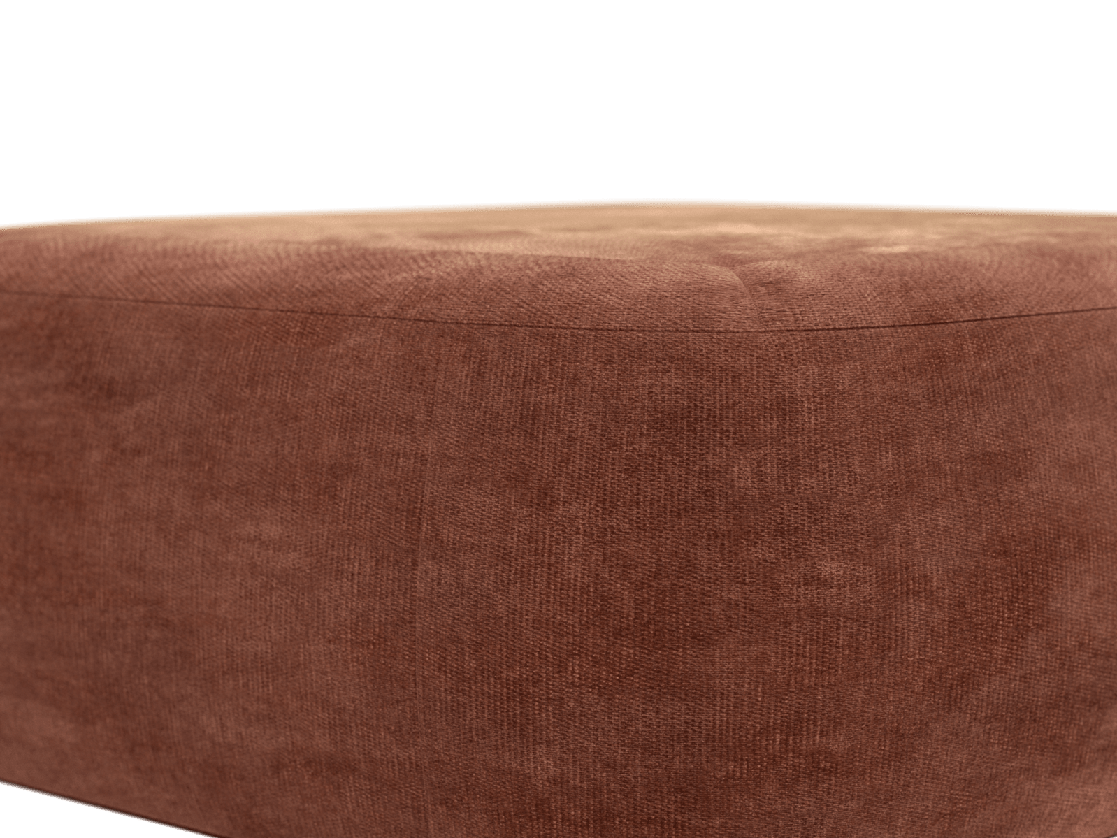 Beckett Muse Rust Ottoman color Muse Rust