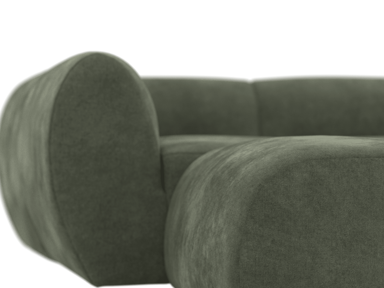 Malmo Muse Forest Sofa - 5 Seater LAF Terminal color Muse Forest