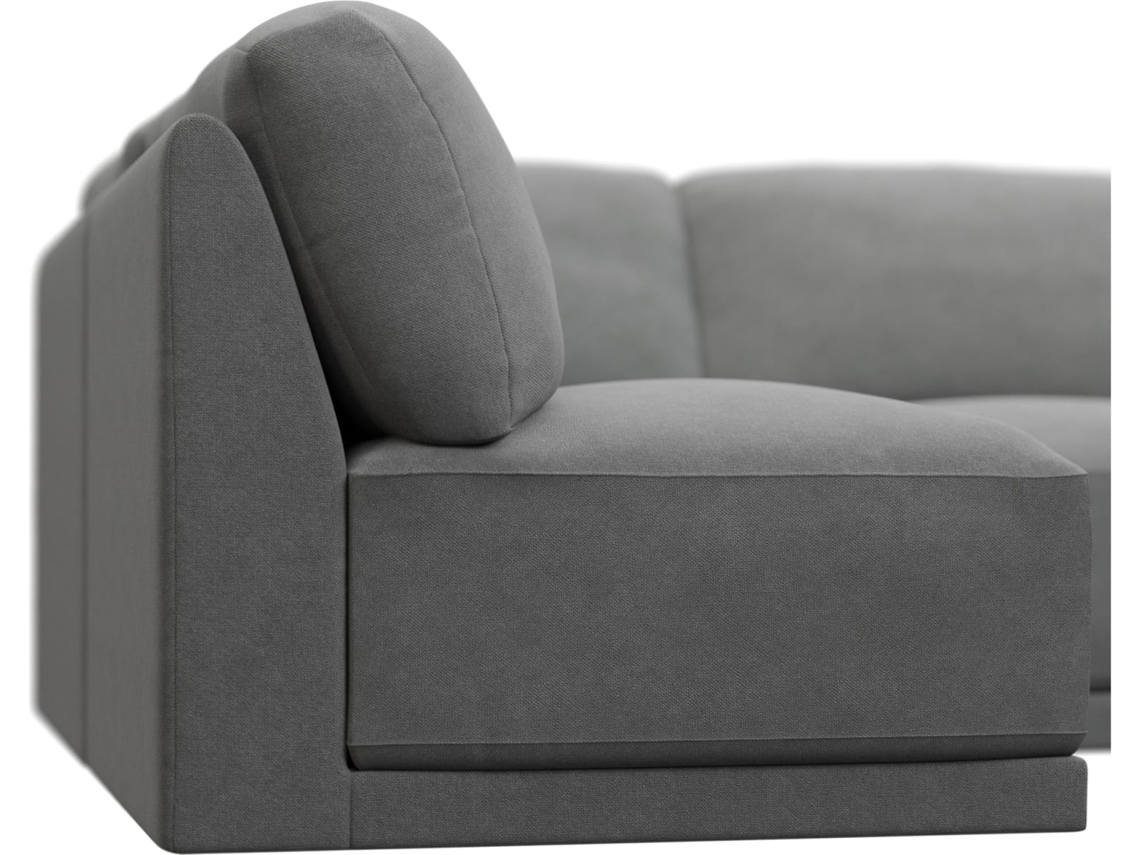 Emily Modular Sofa Maya Flint - 4 Piece color Maya Flint