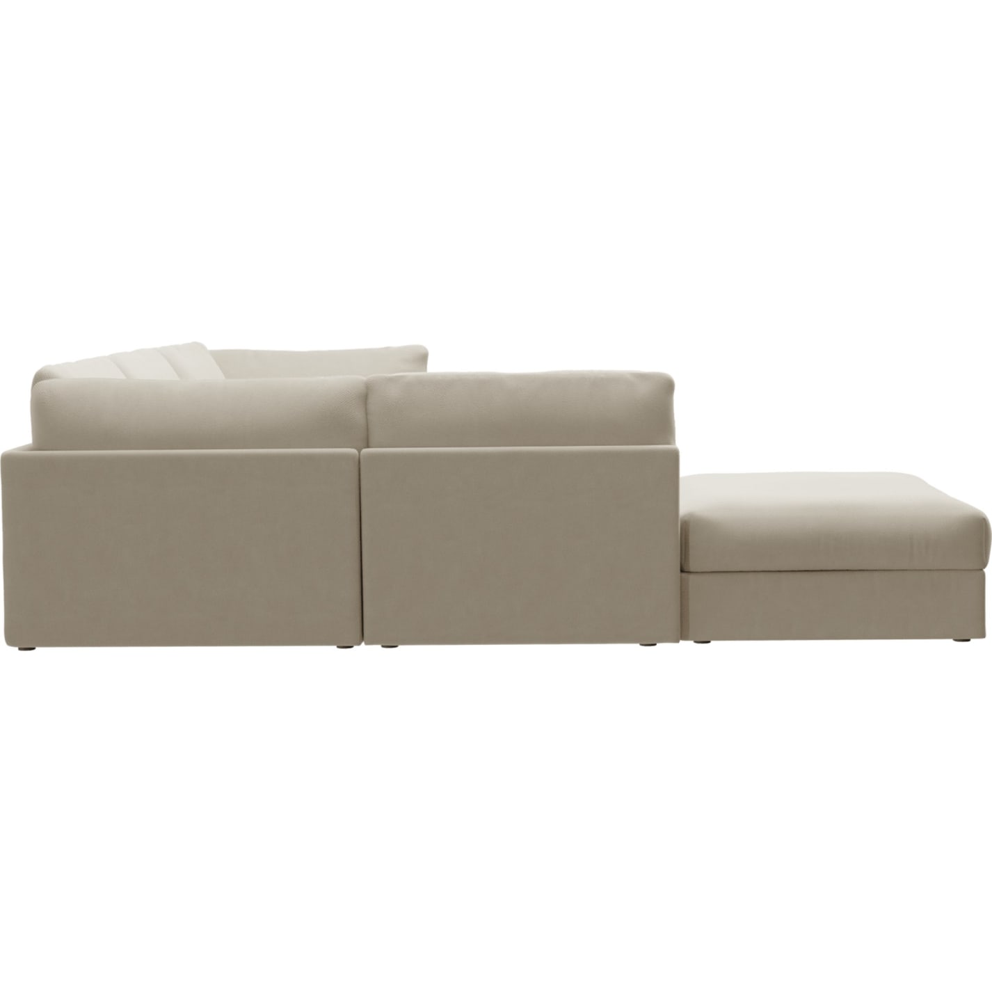 Finley Alpine Mist Modular Sofa - 5 Seater LAF Terminal color Alpine Mist