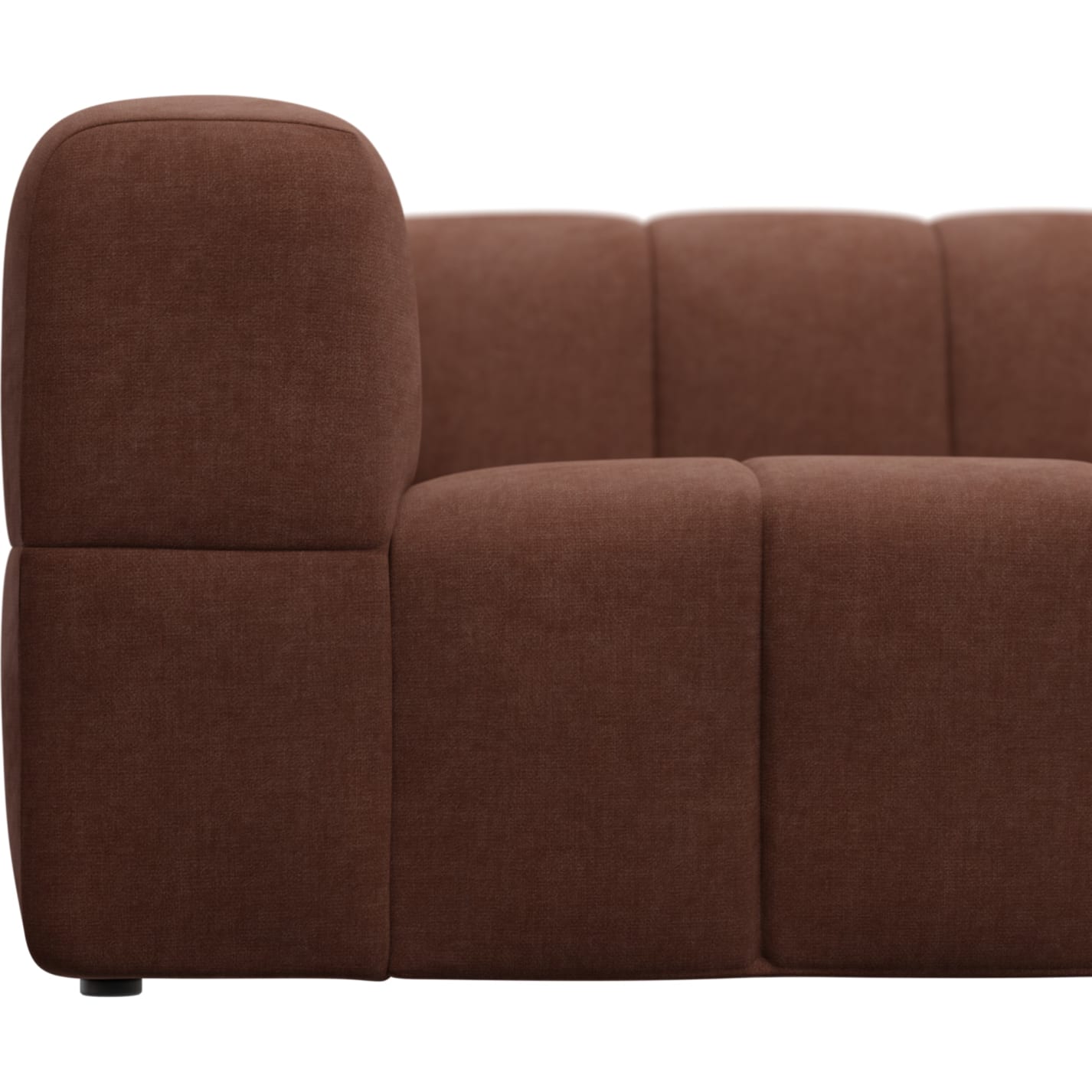 Lucello Muse Rust Modular Sofa - 3 Piece color Muse Rust