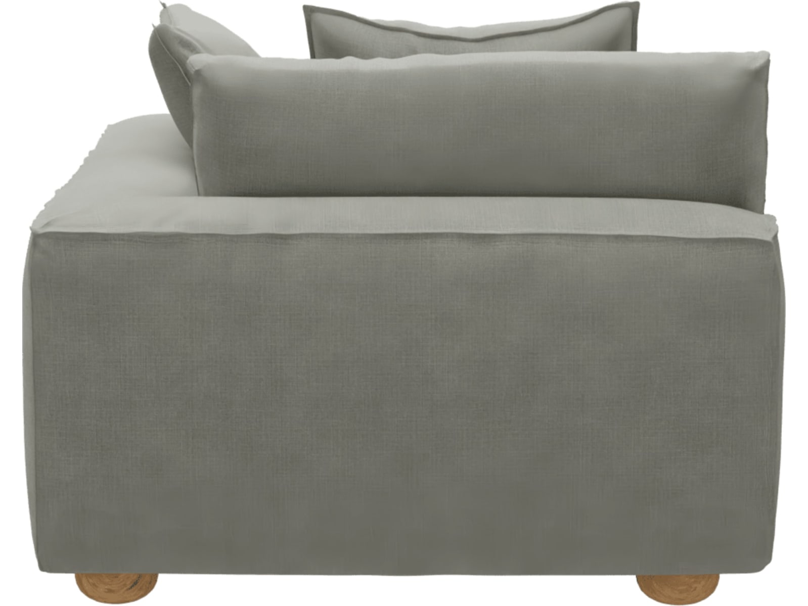 Tully Toorak Pebble Chaise Right Arm Facing Module color Toorak Pebble