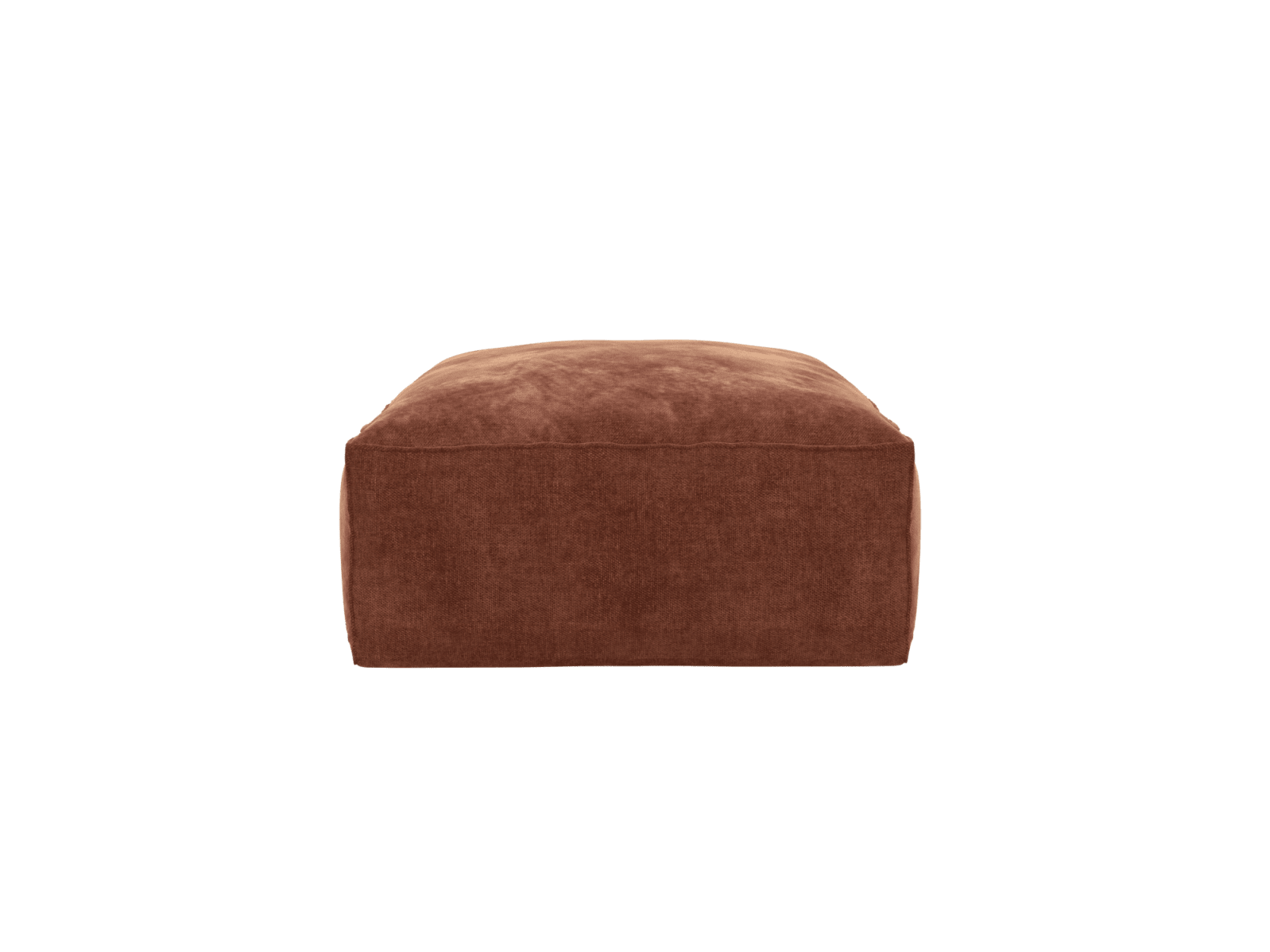 Riley Muse Rust Big Ottoman color Muse Rust