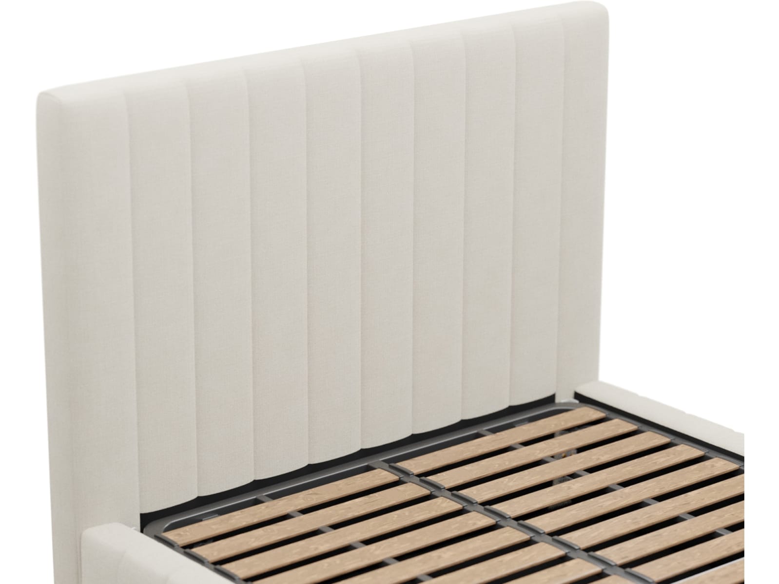 Brentwood Gas Lift Bed Toorak Pearl color Toorak Pearl