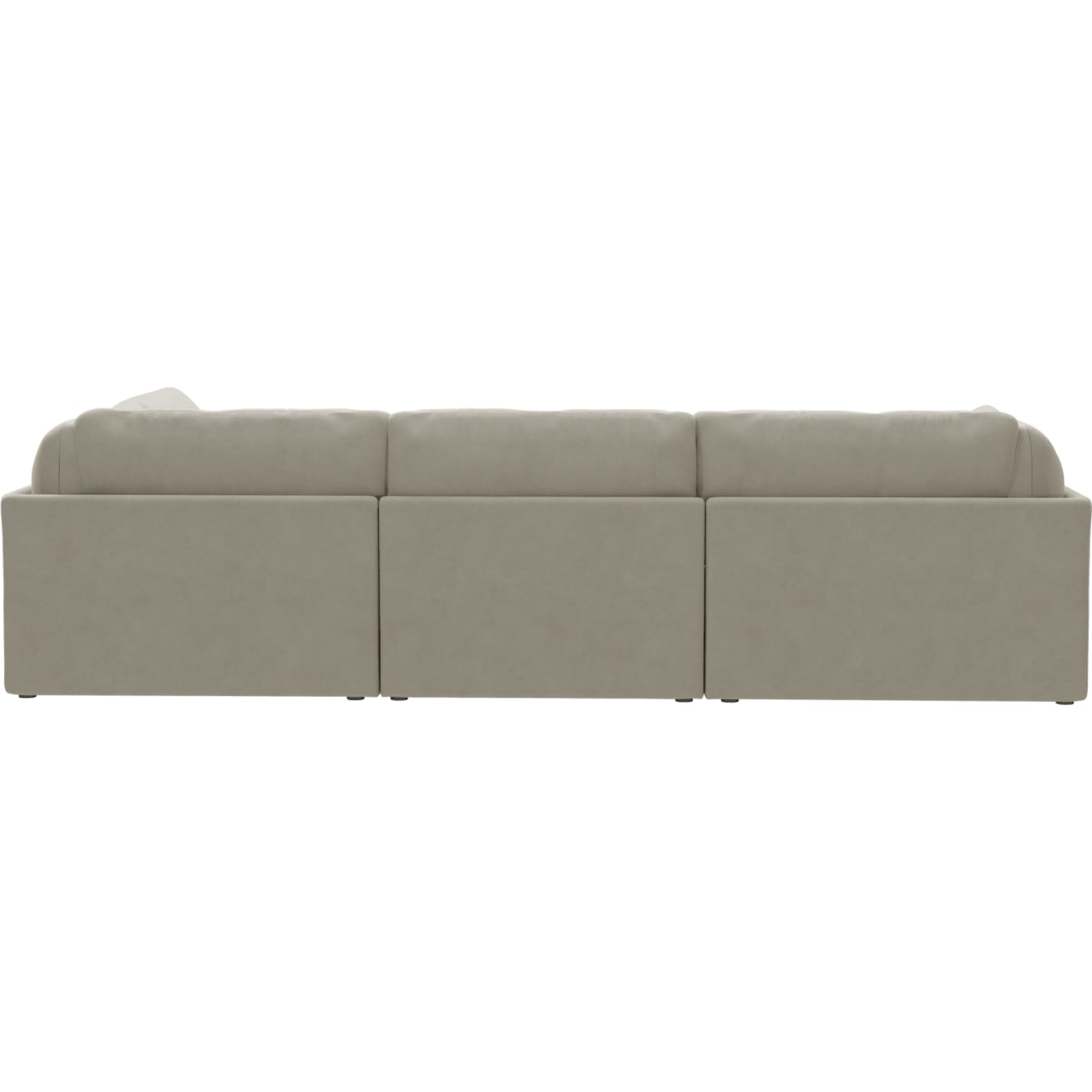 Finley Muse Flax Modular Sofa - 5 Seater RAF Terminal color Muse Flax