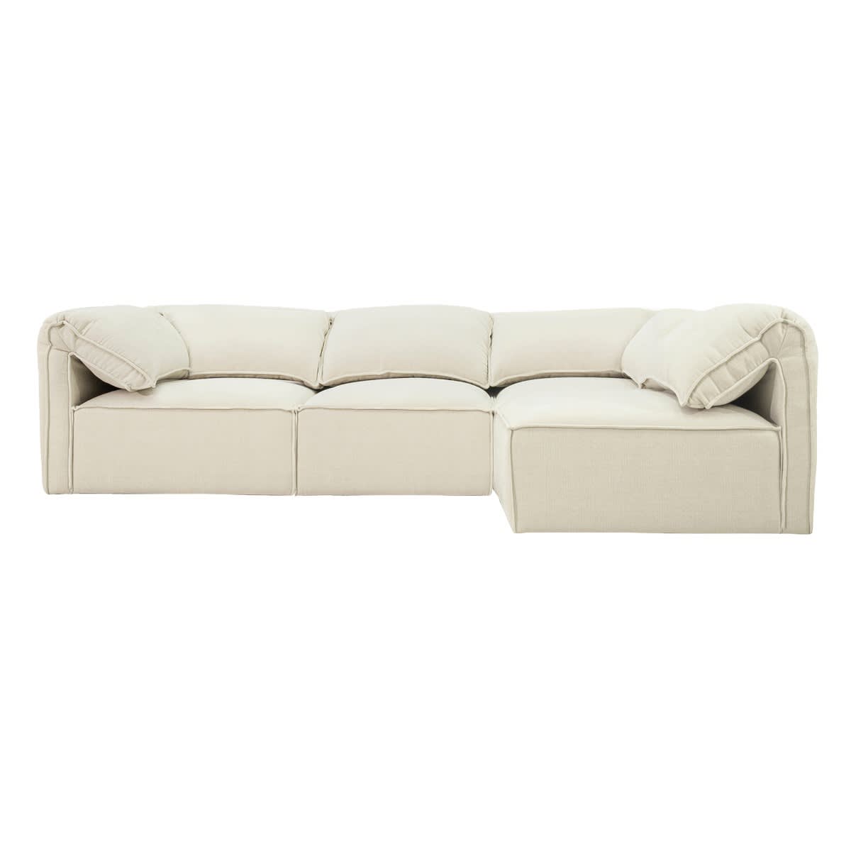 Kai Tribute Shell Modular Sofa - 4 Seater color Tribute Shell