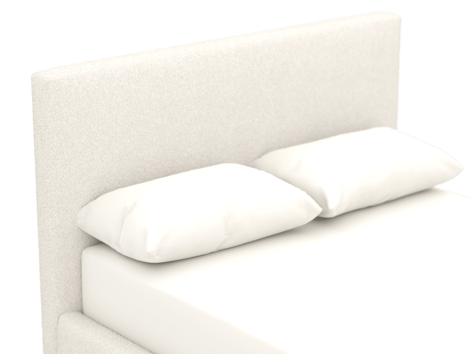 Haven Gas Lift Bed Boucle Ivory Double color Boucle Ivory