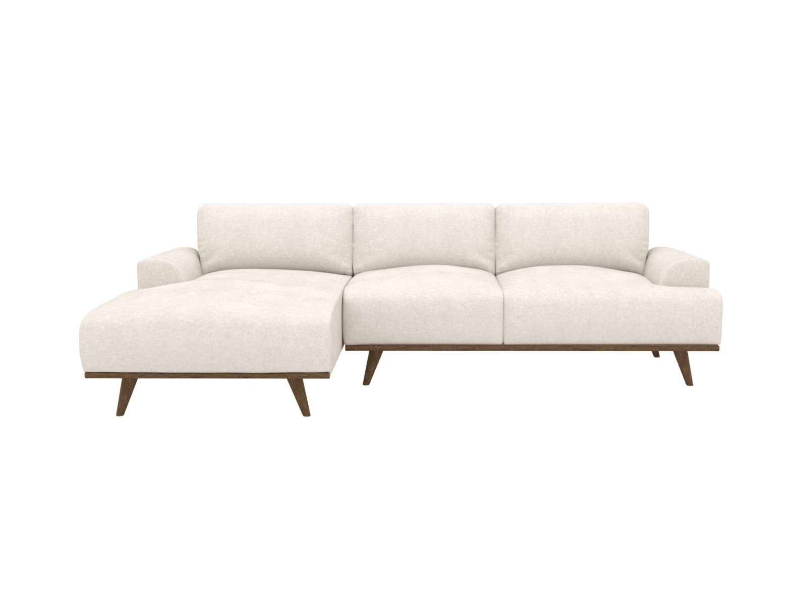 Dane Tribute Ice Chaise Sofa - 3 Seater color Tribute Ice