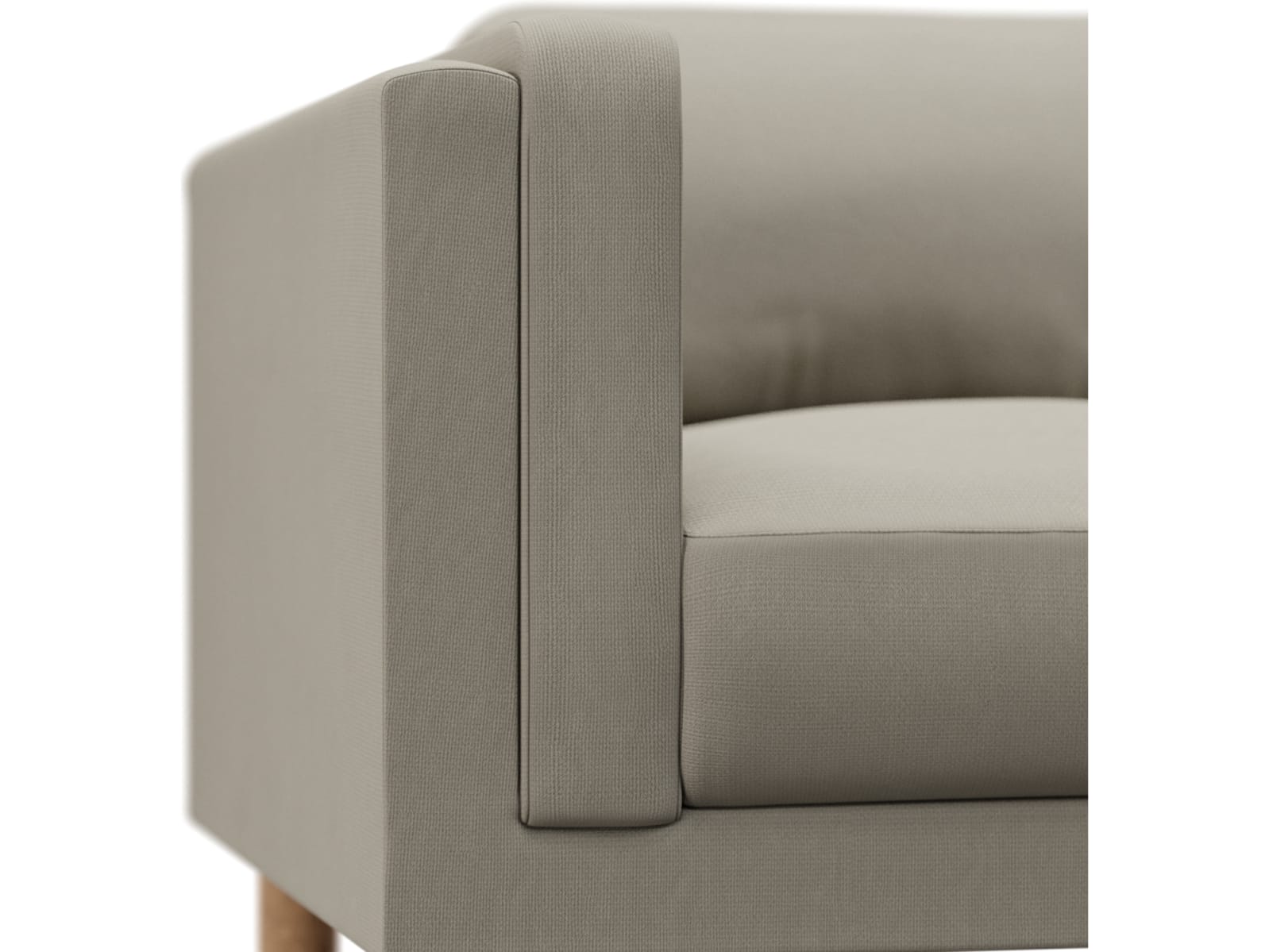 Hayes Plaza Natural Sofa - 2 Seater color Plaza Natural