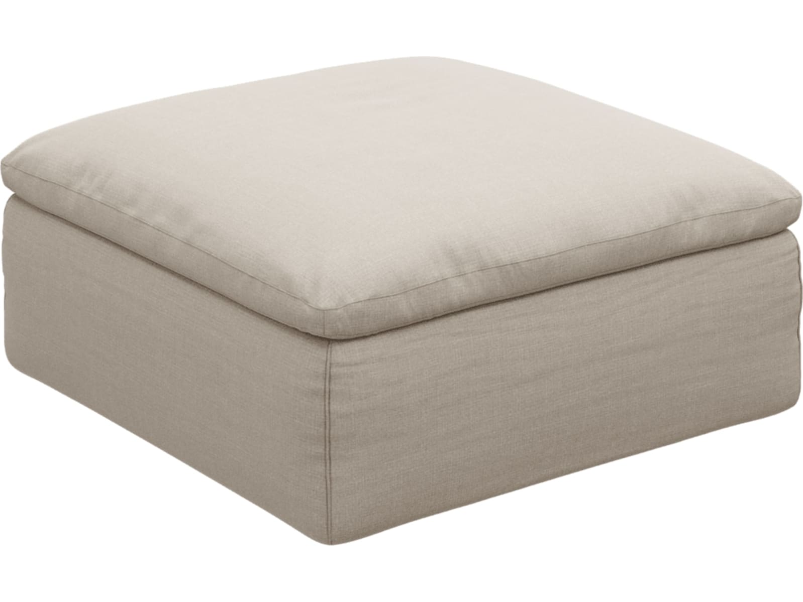 Cloud Ottoman Santa Fe Sand color Santa Fe Sand