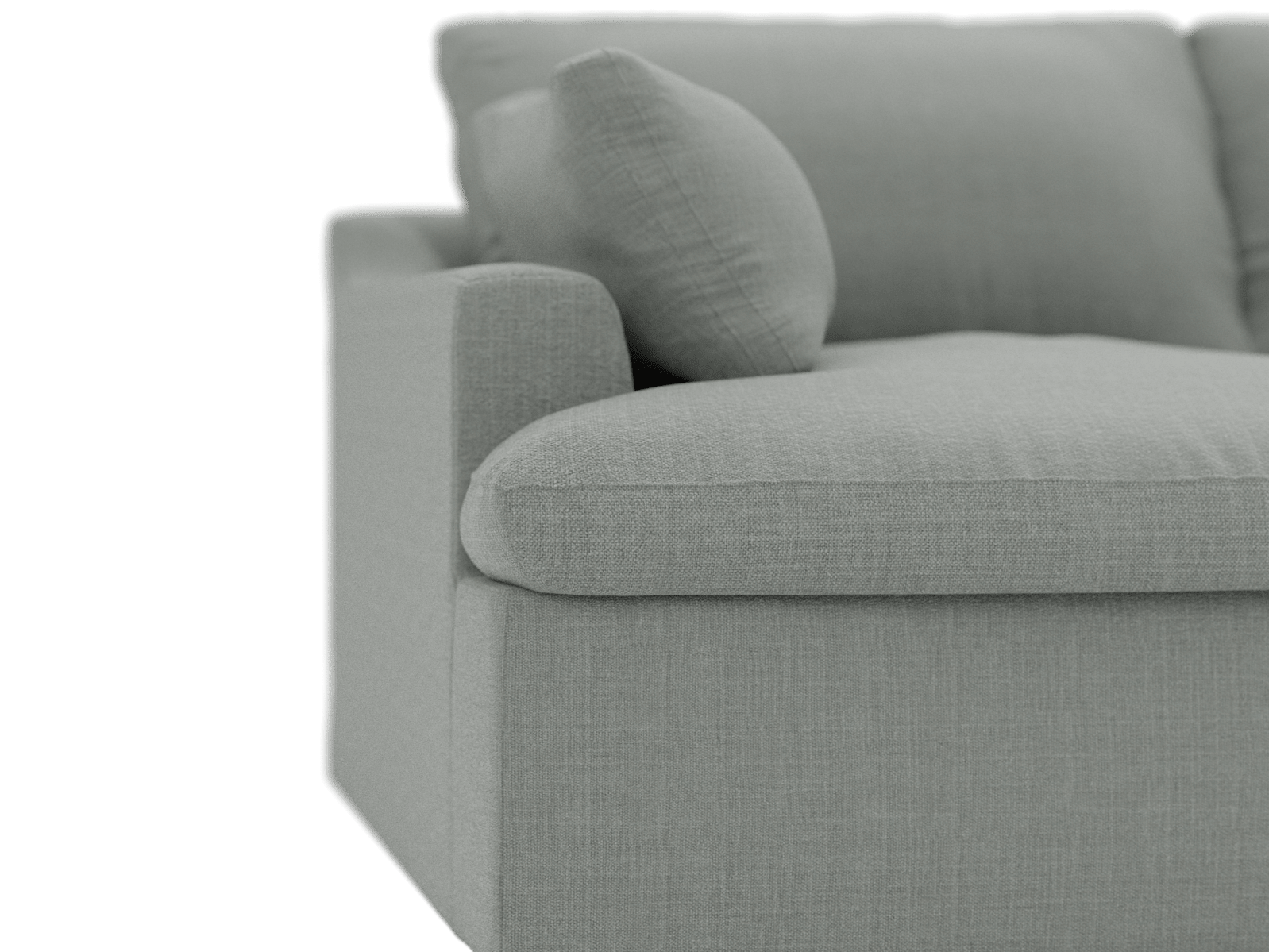 Retreat Tribute Storm Modular Sofa - 4 Piece color Tribute Storm