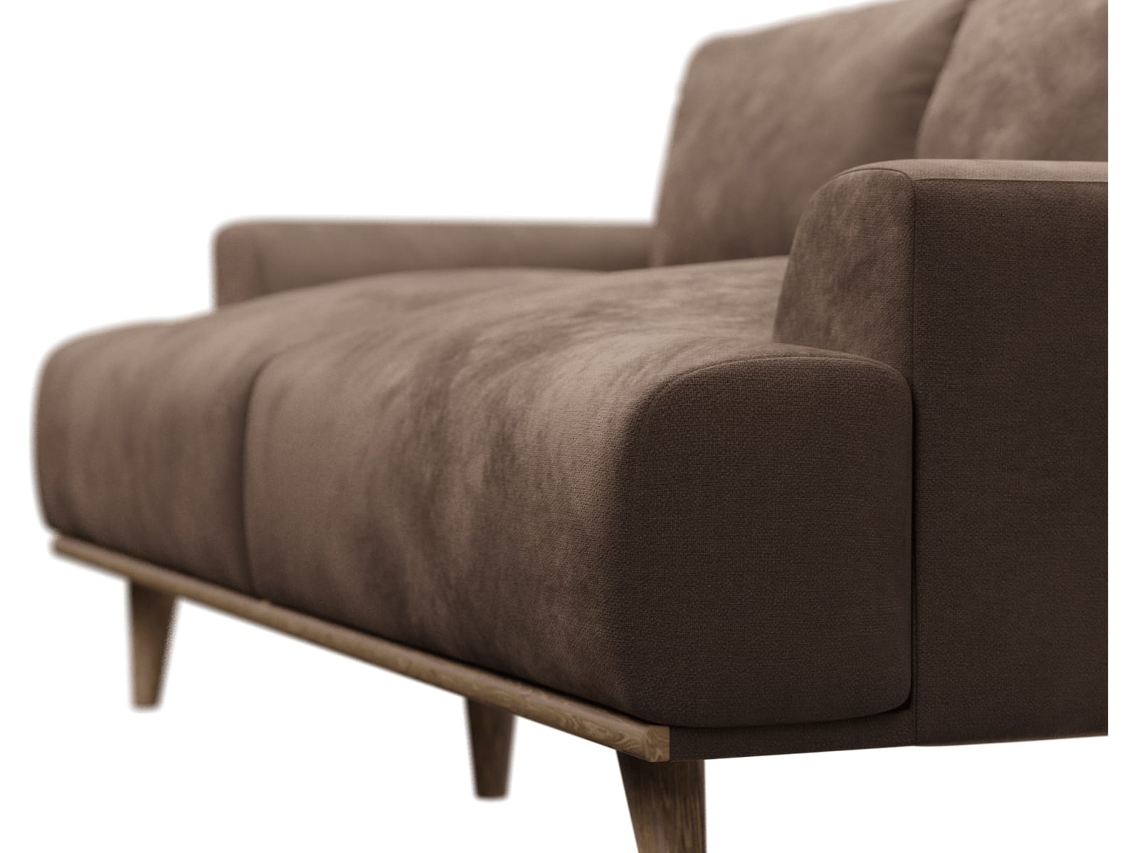 Dane Muse Chocolate Sofa - 2 Seater color Muse Chocolate
