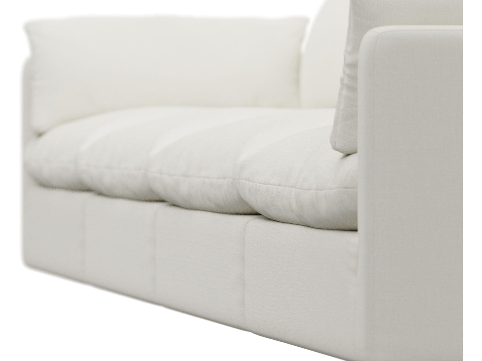 Willow Tribute Shell Modular Sofa - 4 Seater color Tribute Shell