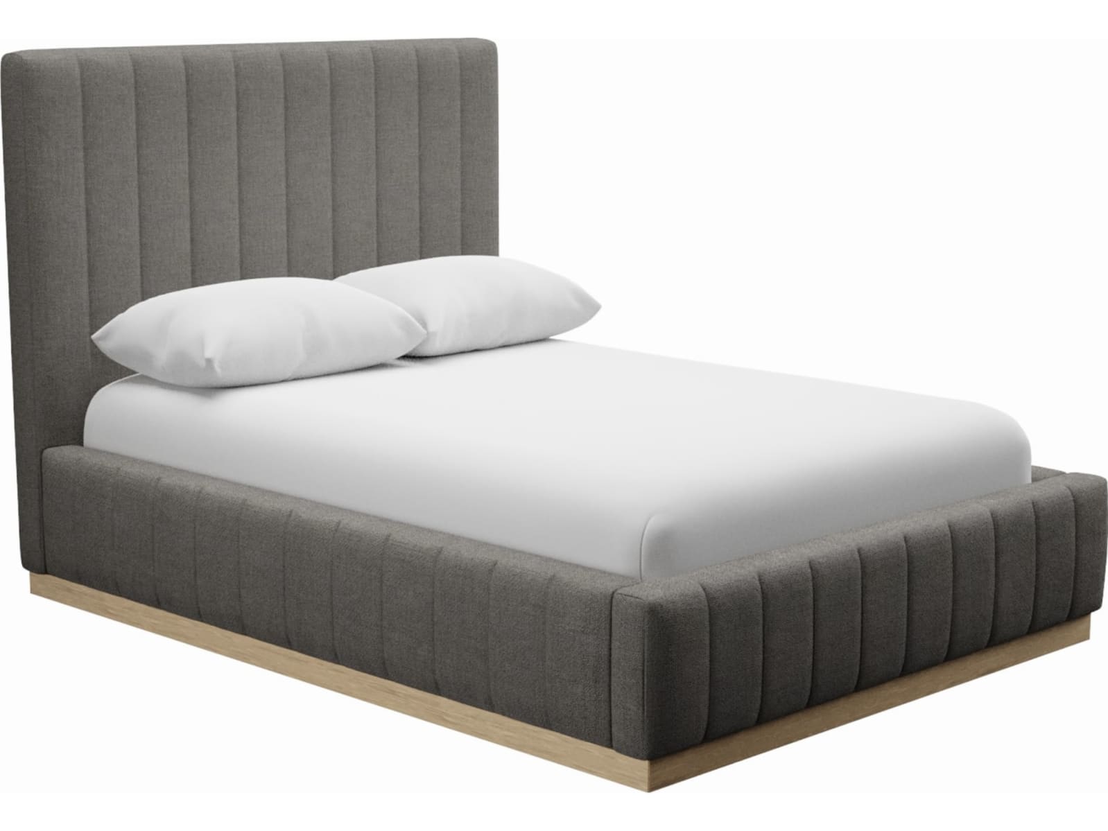 Brentwood Gas Lift Bed Isla Soft Grey color Isla Soft Grey