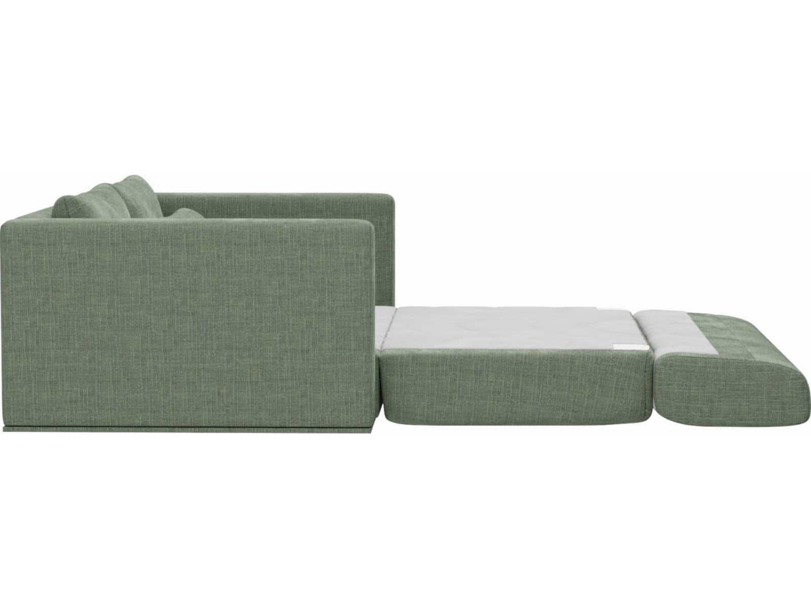 Porter Tribute Dark Jade 3-Seater Sofa Bed color Tribute Dark Jade