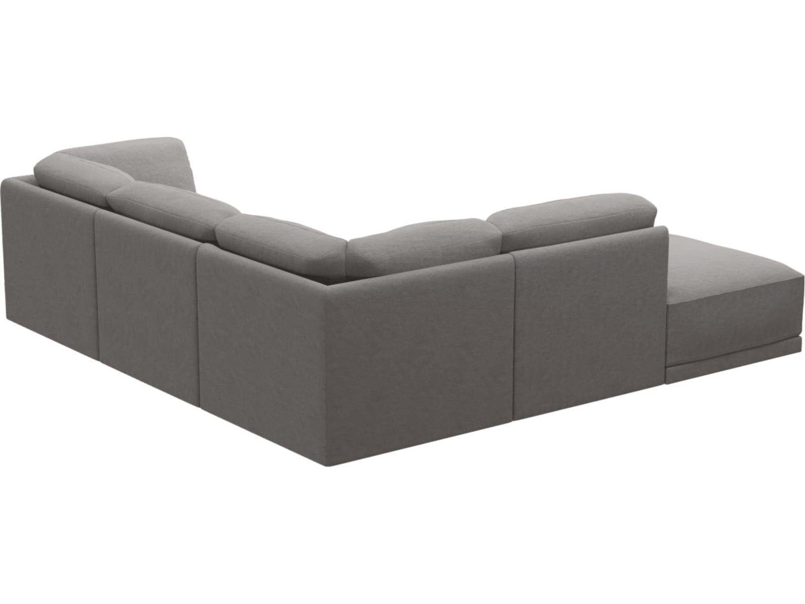 Emily Modular Sofa View Steel - 5 Piece color View Steel