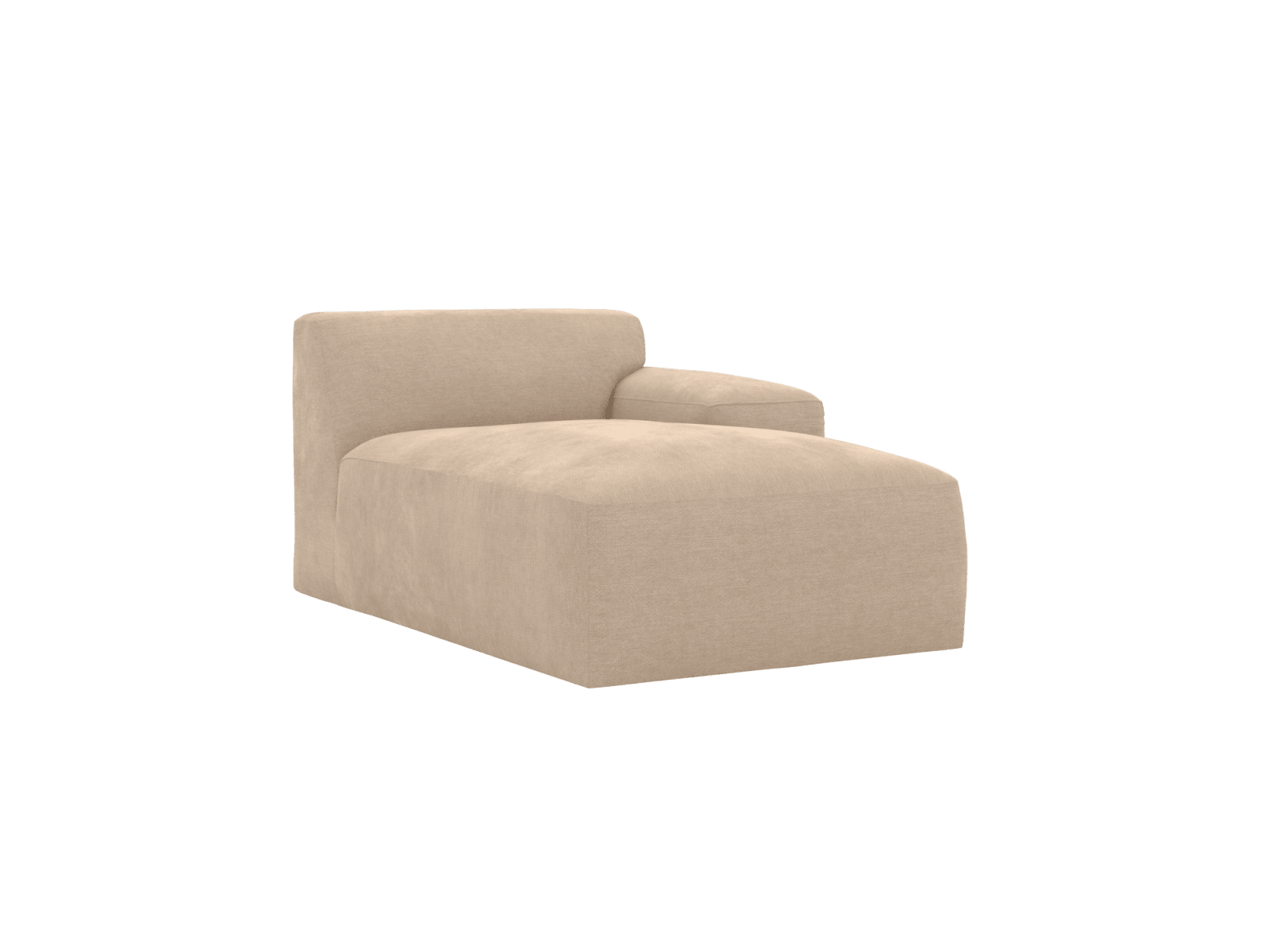 Copenhagen Muse Driftwood Right Arm Facing Chaise Module color Muse Driftwood
