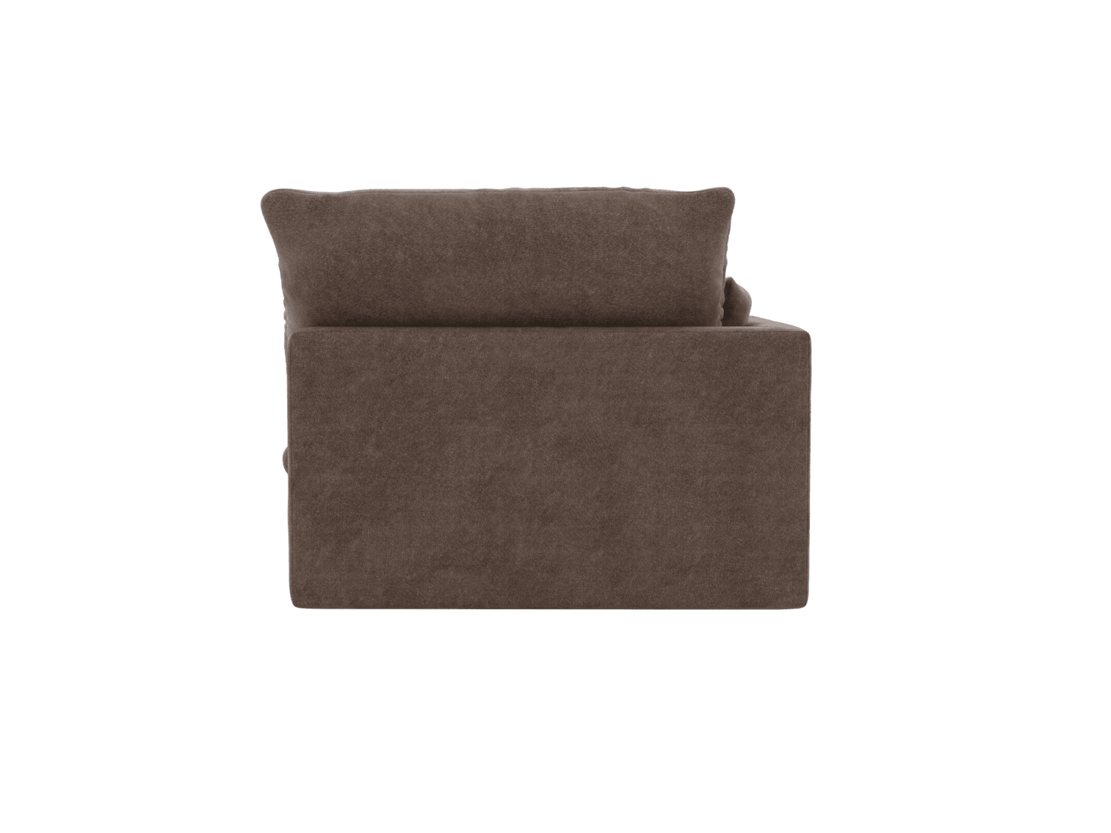 Willow Muse Mink Chaise Left Arm Facing Sofa Module color Muse Mink