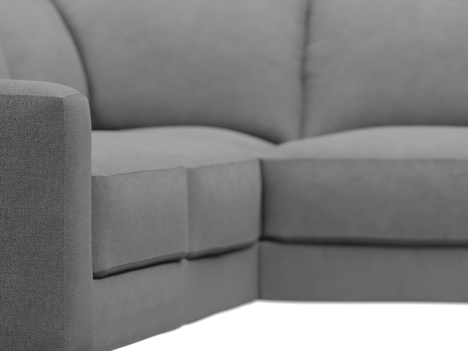 Monica California Slate Sofa - 4 Seater RAF Terminal color California Slate