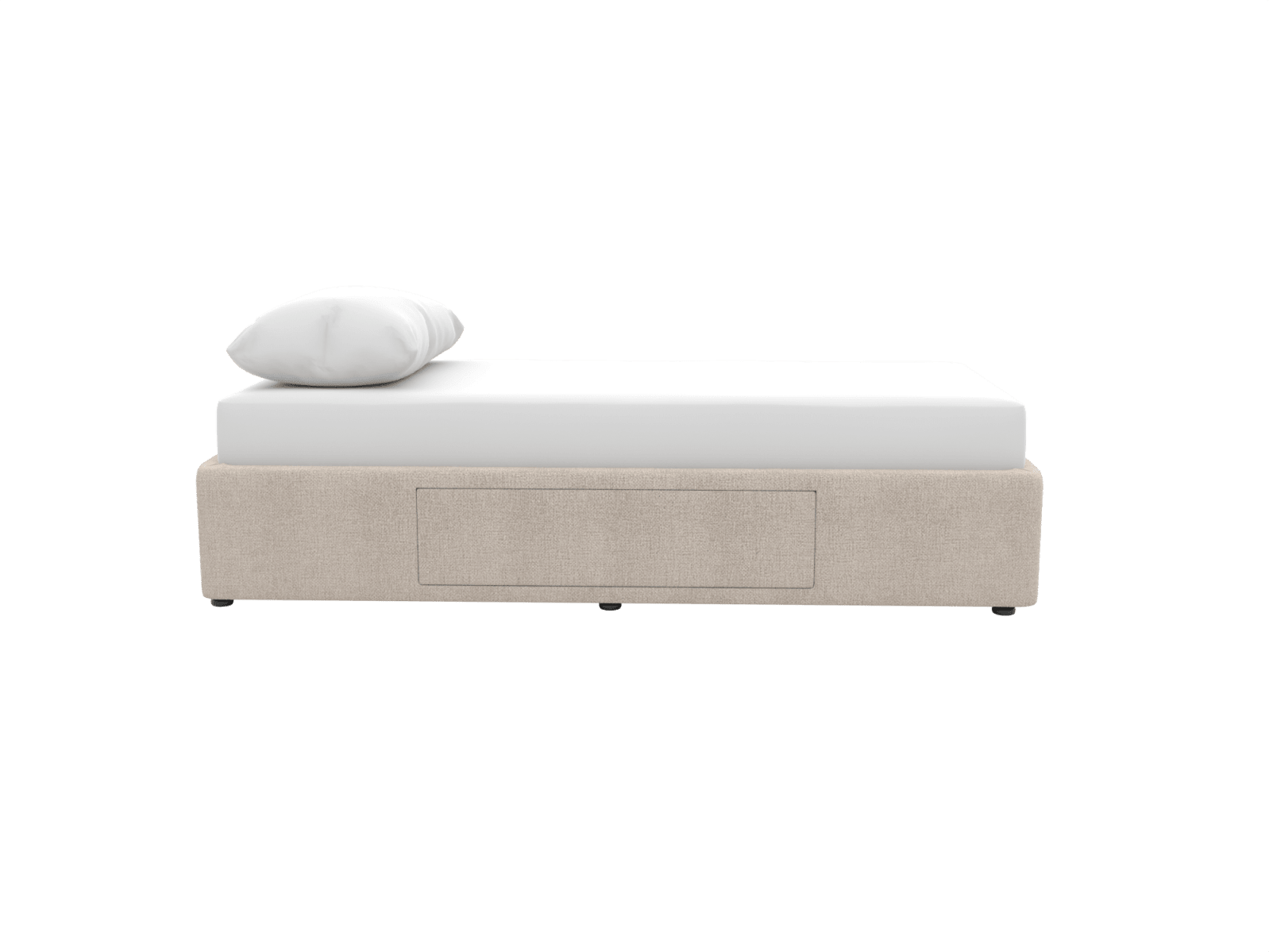 Zenith Kids 1 Storage Drawer Bed Base Noa Desert color Noa Desert