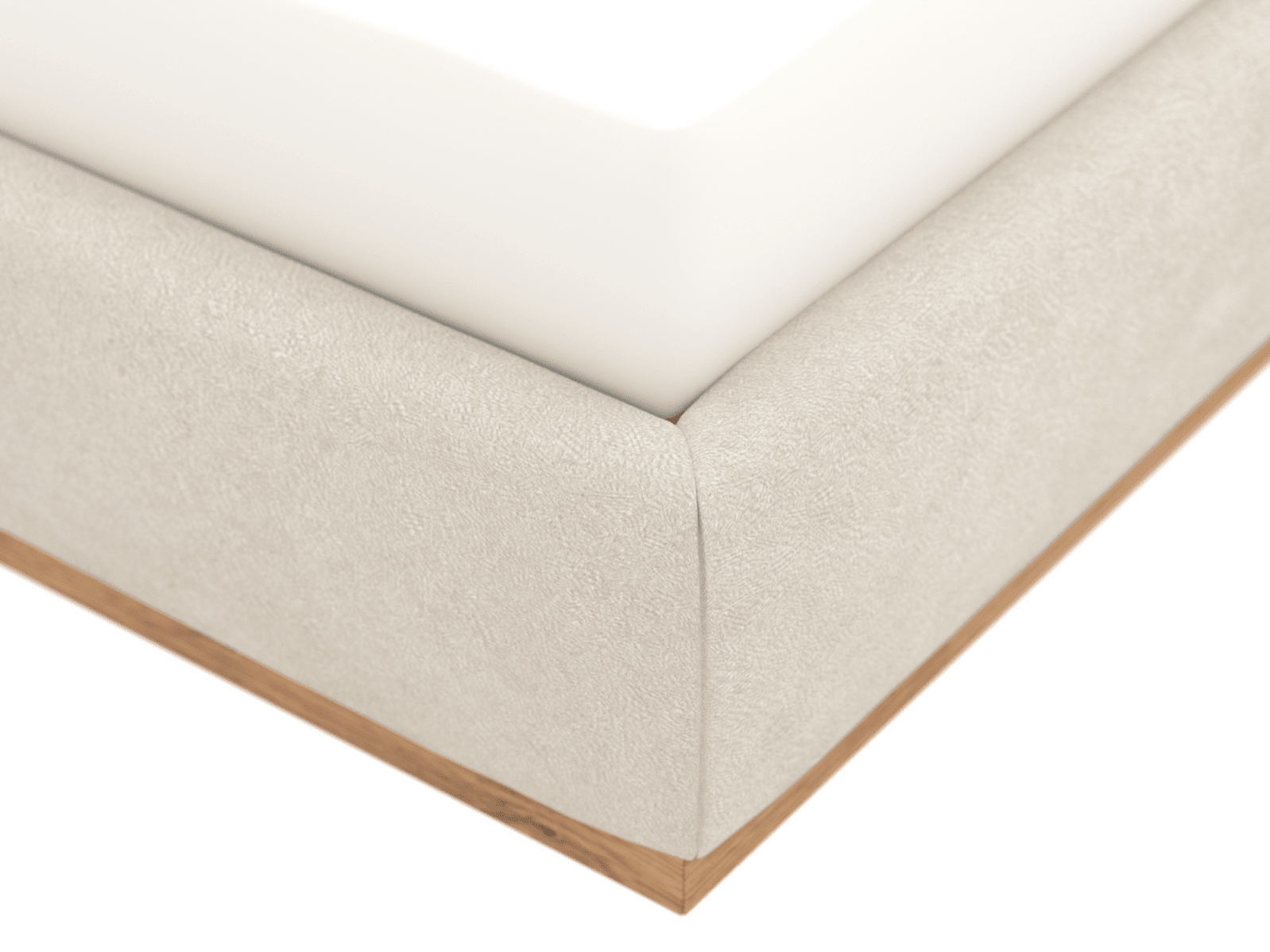 Haven Gas Lift Bed Muse Flax King color Muse Flax