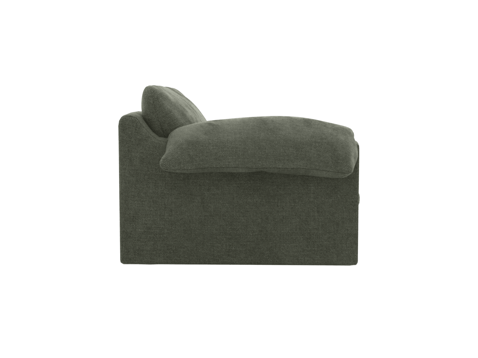 Ludlow Tribute Dark Jade Left Arm Facing Chair Module color Tribute Dark Jade