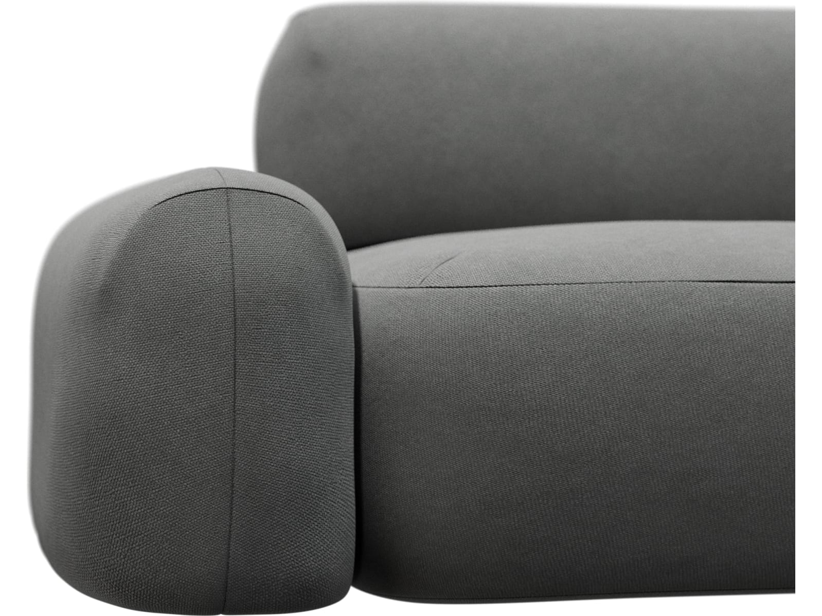 Beckett Maya Flint Modular Sofa - 2 Seater color Maya Flint