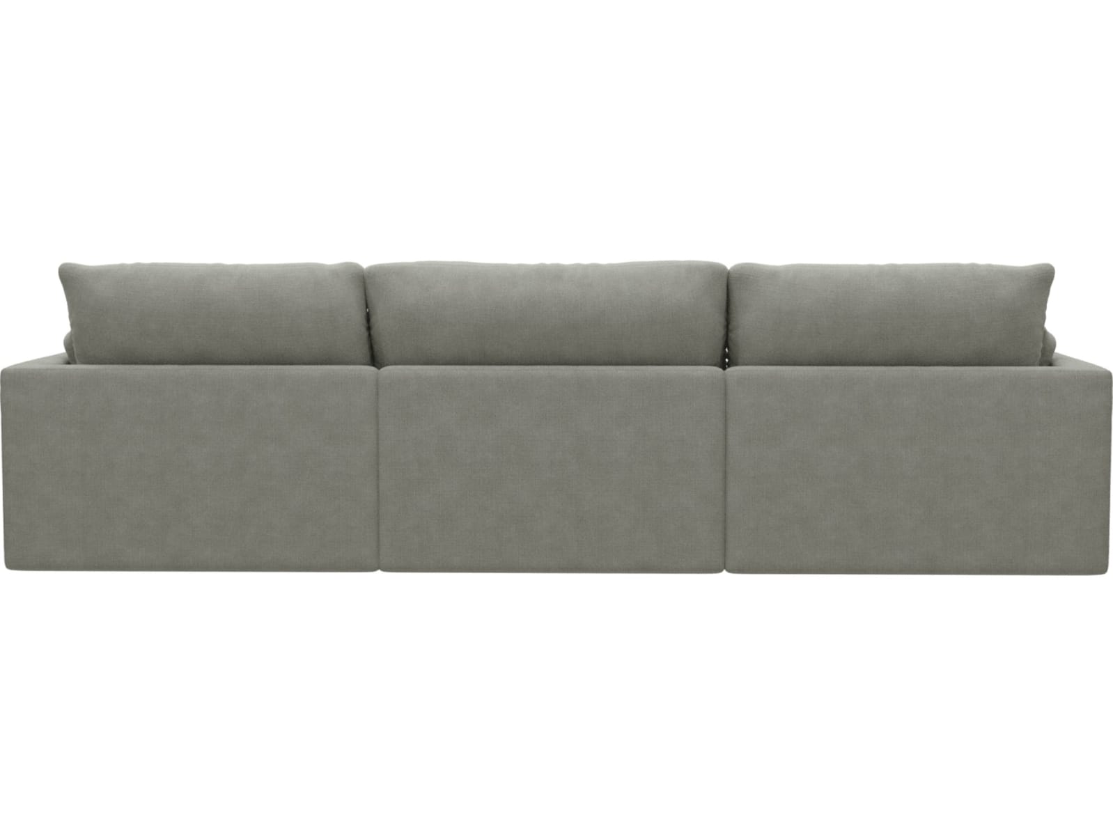 Willow Toorak Pebble Modular Sofa - 3 Seater color Toorak Pebble