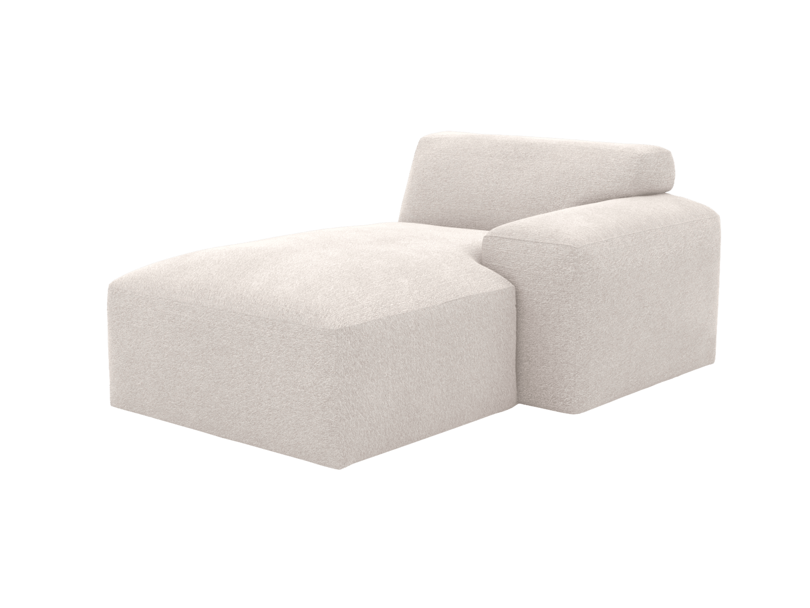 Copenhagen Toorak Pearl Right Arm Facing Chaise Module color Toorak Pearl