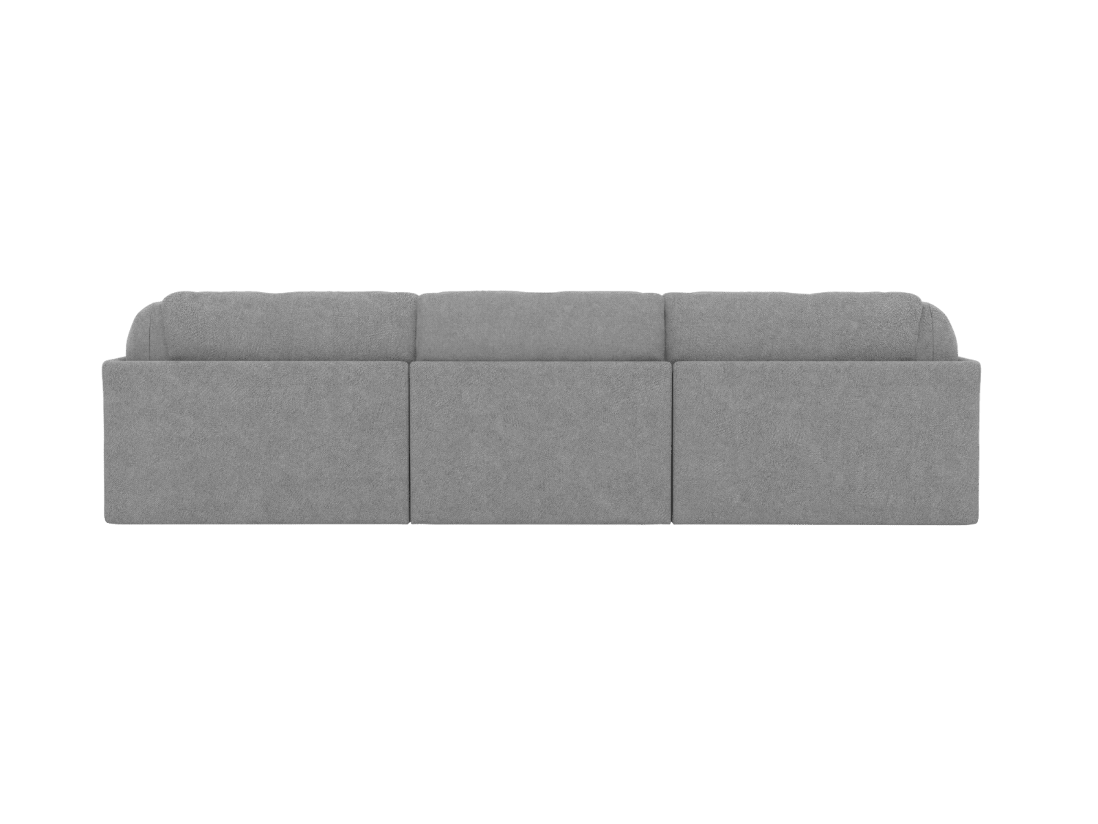 Finley California Slate Modular Sofa with Ottoman - 3 Seater color California Slate