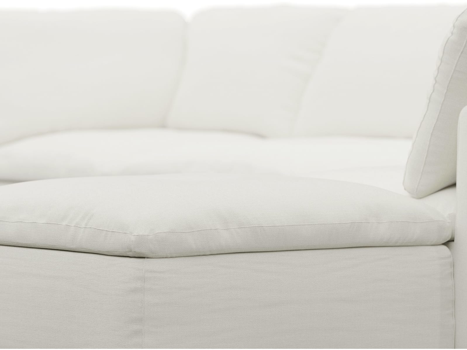 Cloud Deep Tribute Shell Modular Sofa - 6 Piece color Tribute Shell