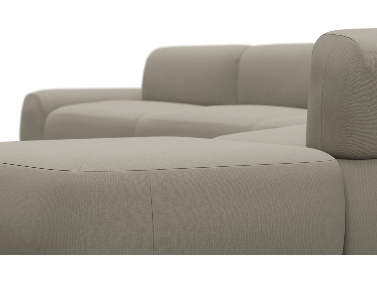 Beckett Plaza Natural Modular Sofa - 7 Piece color Plaza Natural