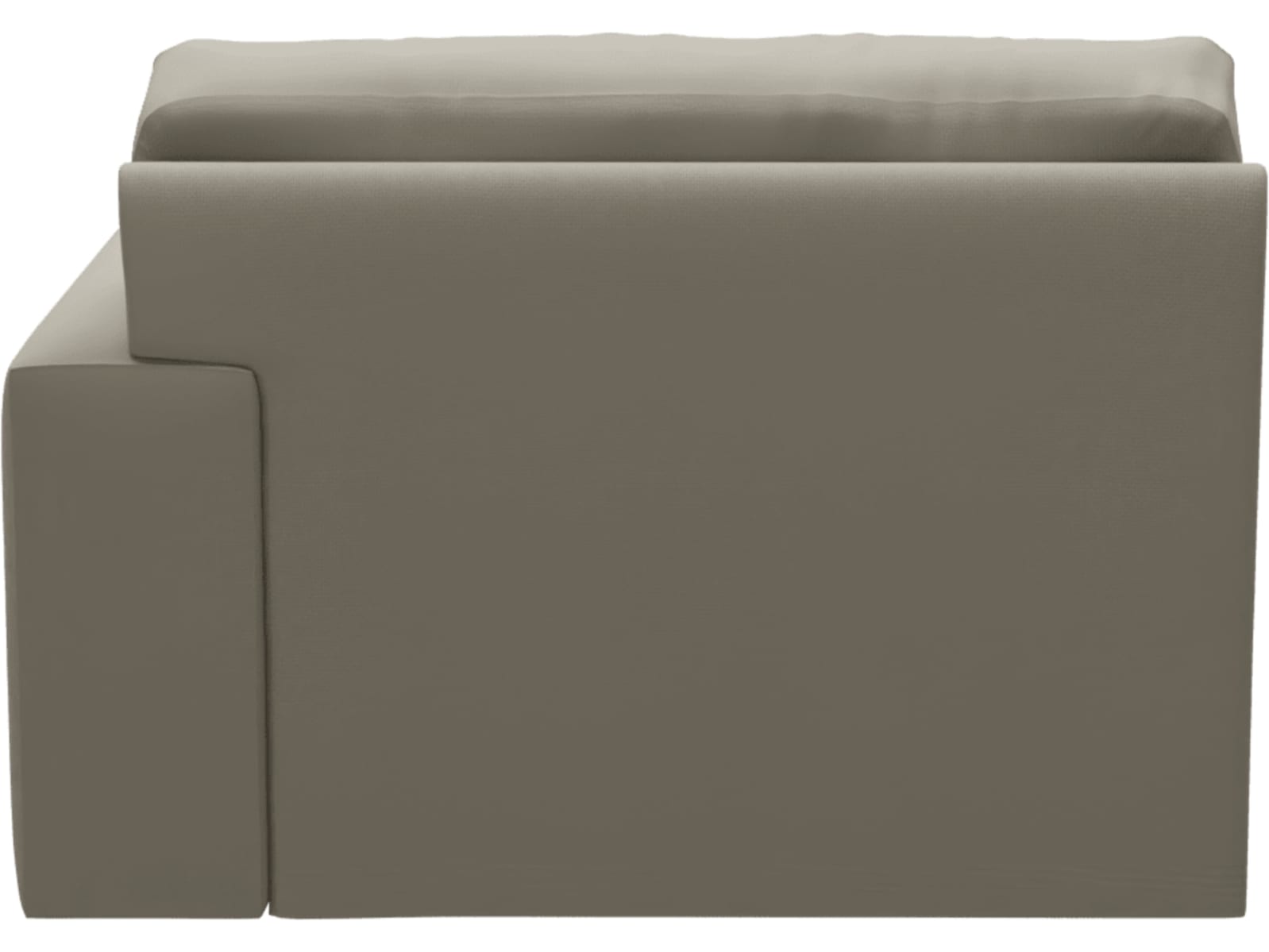 Monica Plaza Natural Right Arm Facing Chaise Module color Plaza Natural