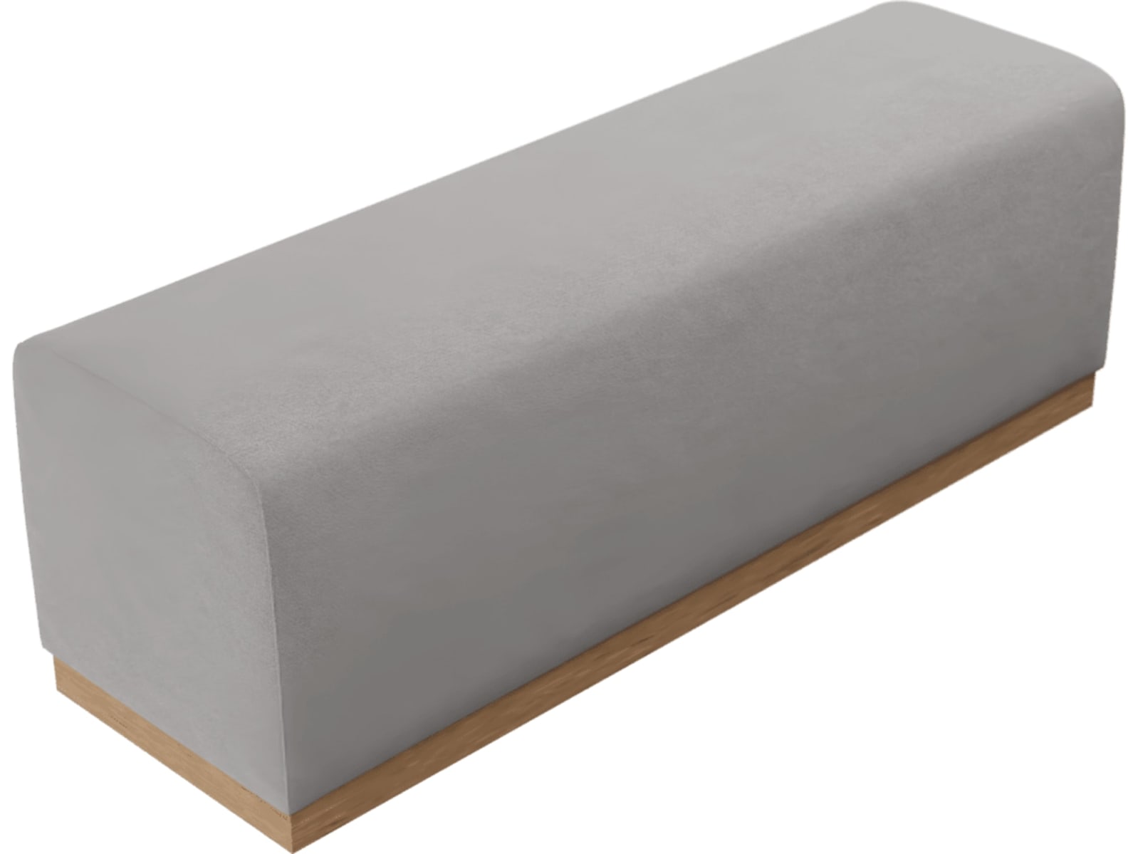 Havana Bed End View Steel color View Steel