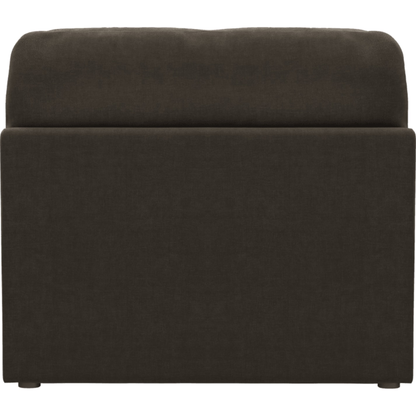 Finley Muse Mink Armless Sofa Chair Module color Muse Mink