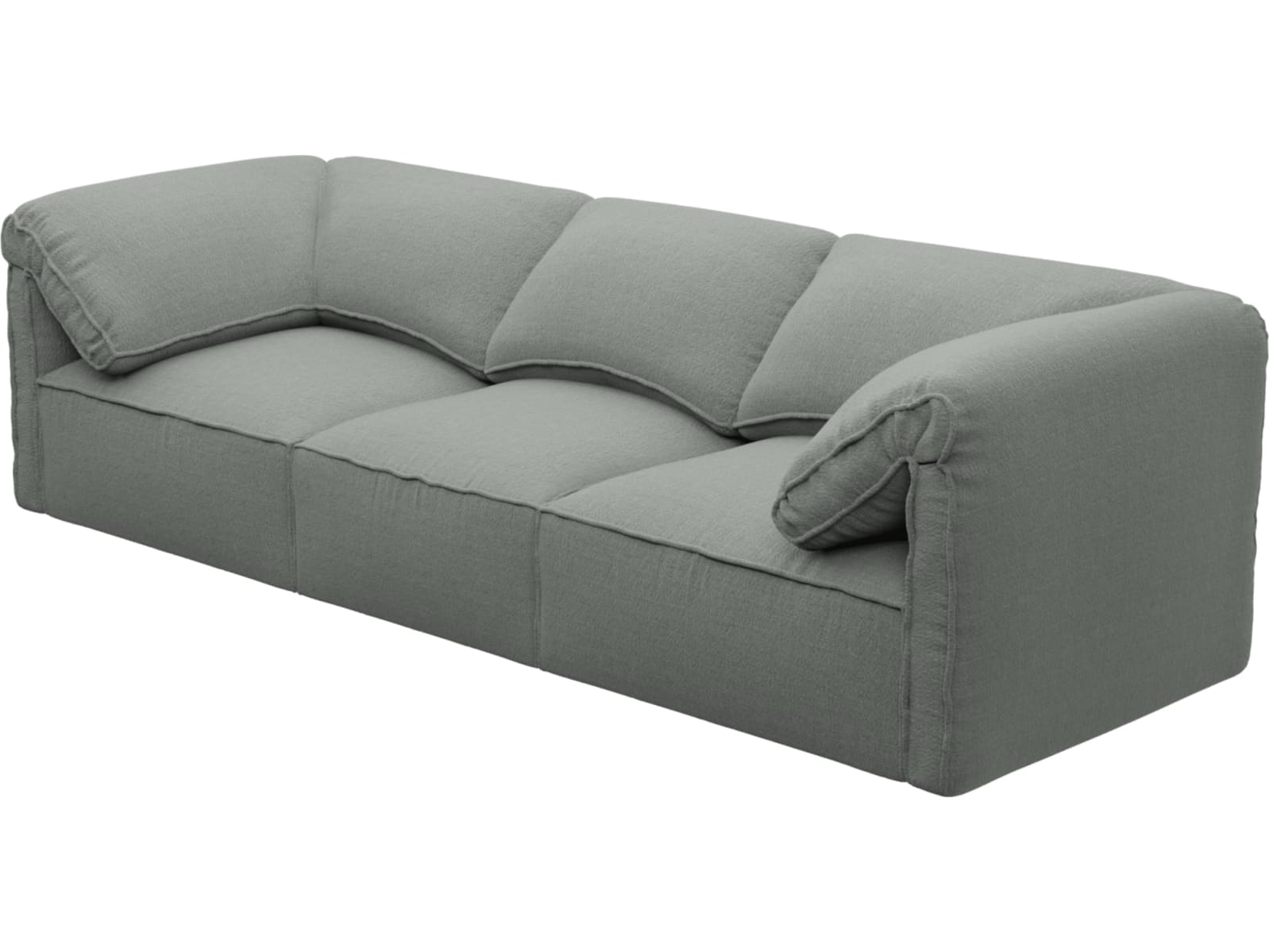 Kai Tribute Storm Modular Sofa - 3 Seater color Tribute Storm