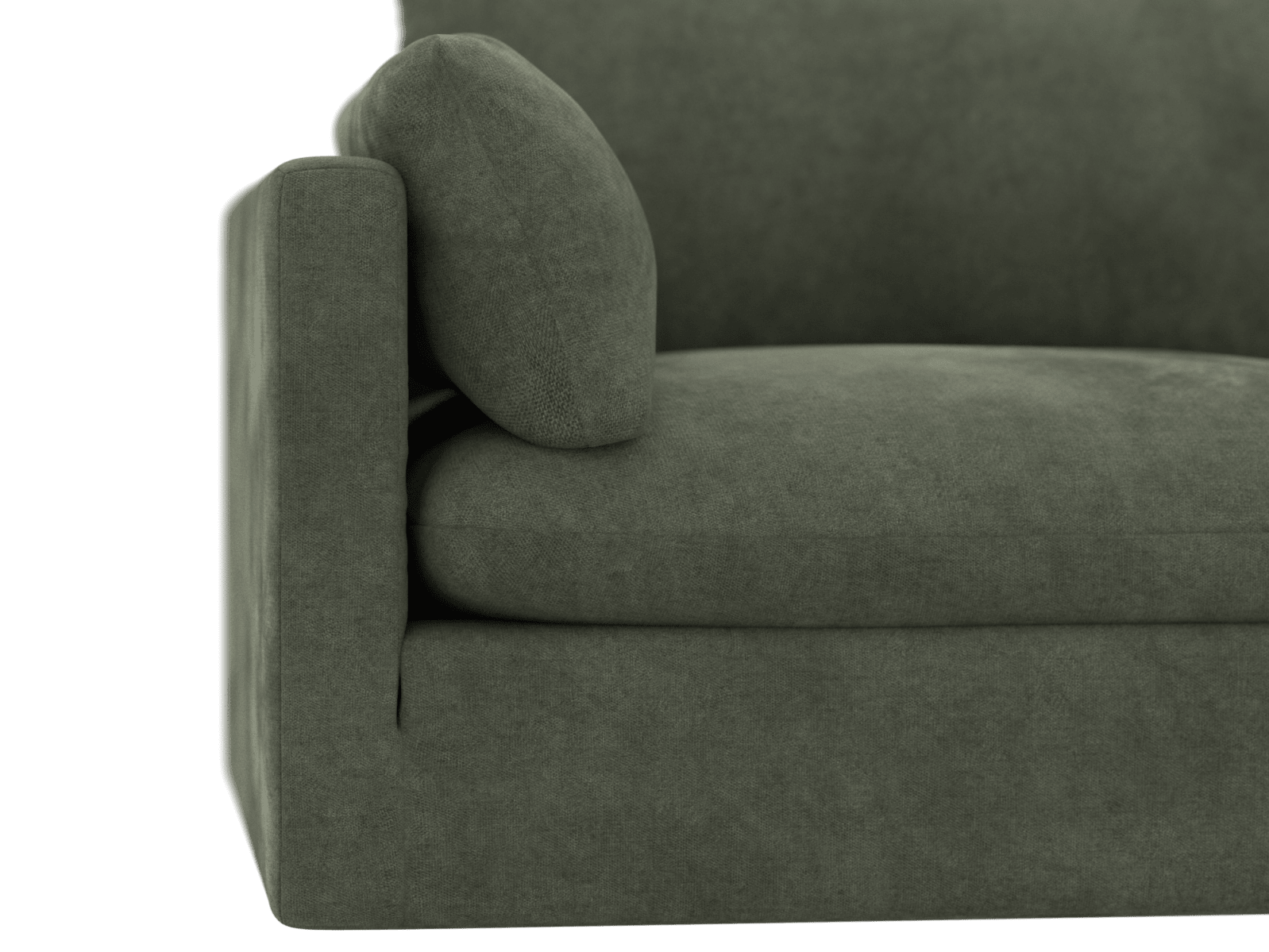 Willow Muse Forest Modular Sofa - 4 Seater color Muse Forest