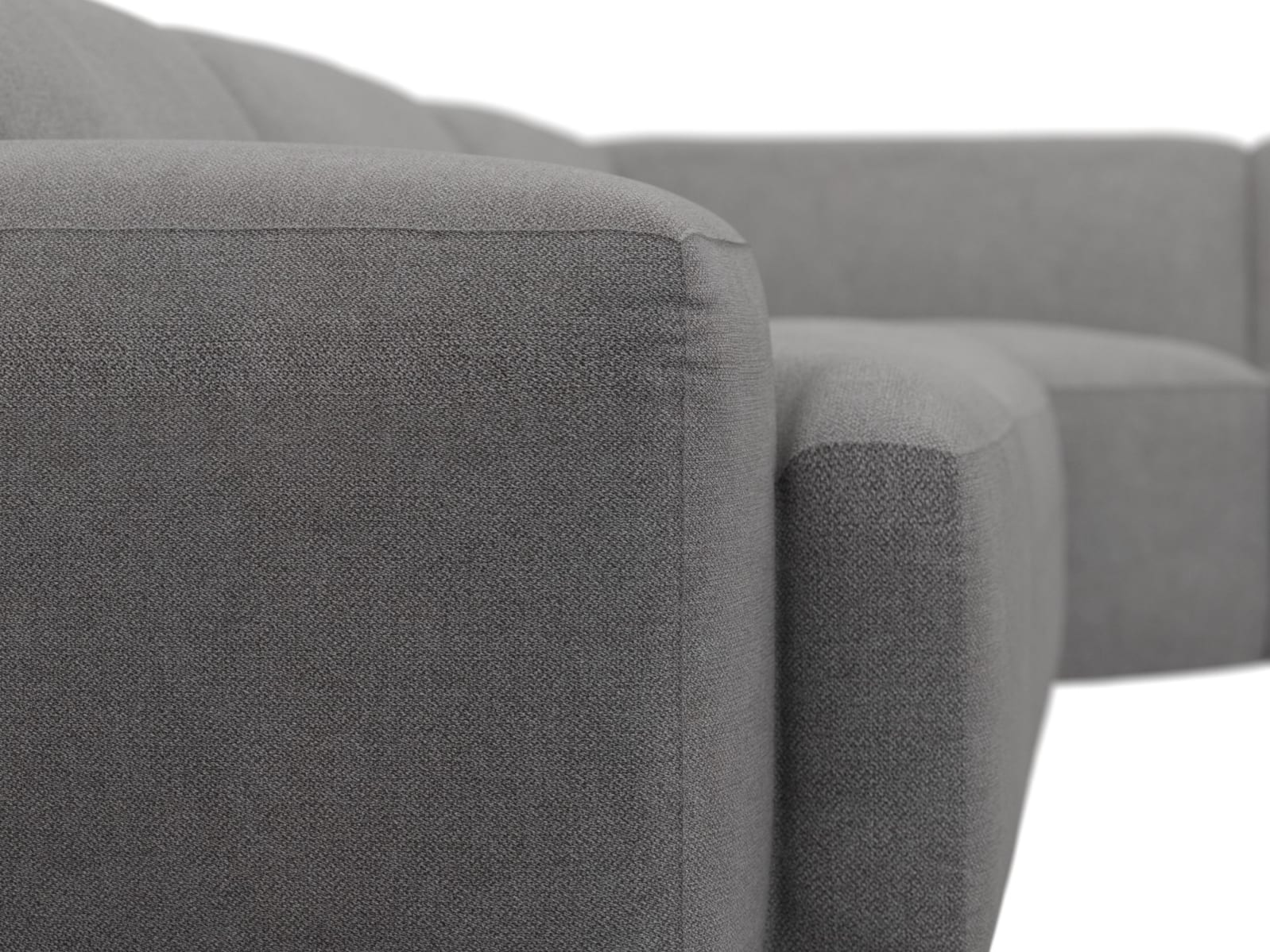 Copenhagen California Slate Sofa - 5 Seater Wedge Corner Sofa color California Slate
