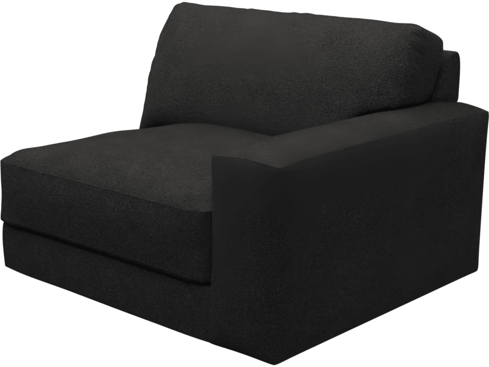 Monica California Charcoal Right Arm Facing Chair Module color California Charcoal
