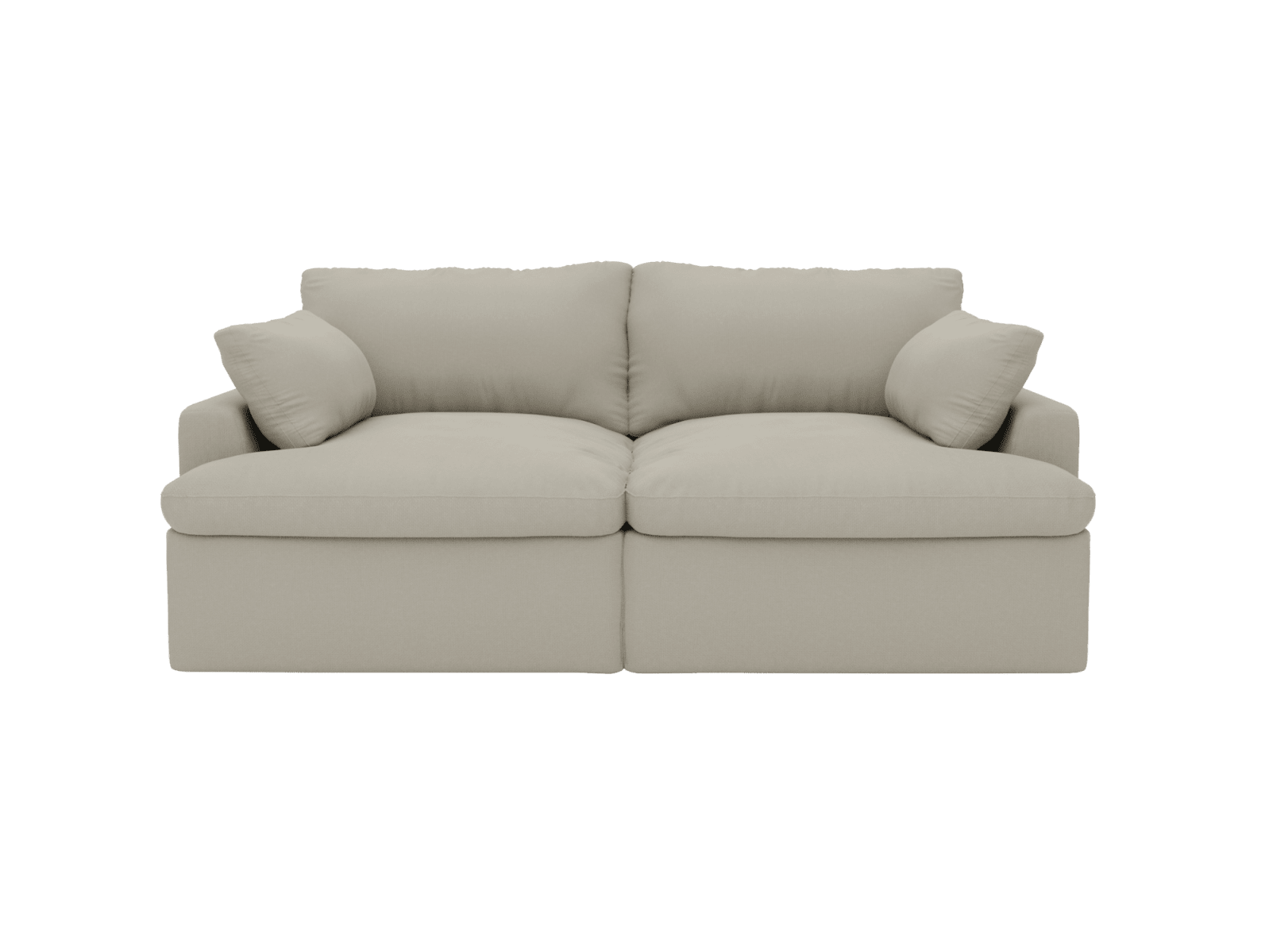 Retreat Plaza Natural Modular Sofa - 2 Piece color Plaza Natural