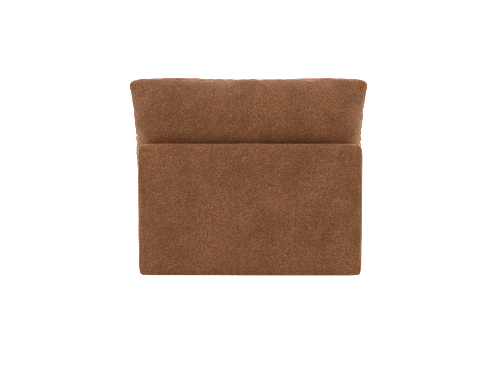 Willow Tribute Chestnut Armless Sofa Module color Tribute Chestnut